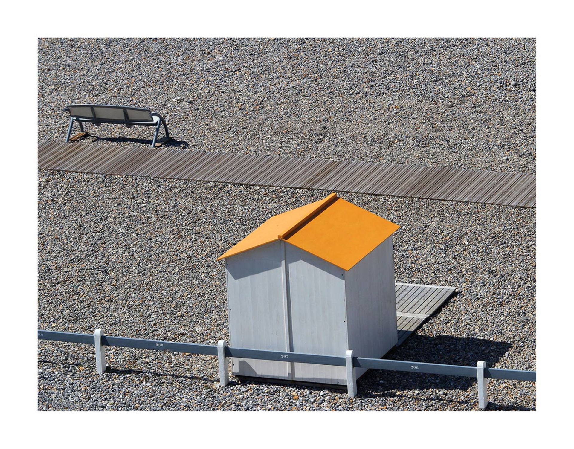 Plage de la Manche hors saison