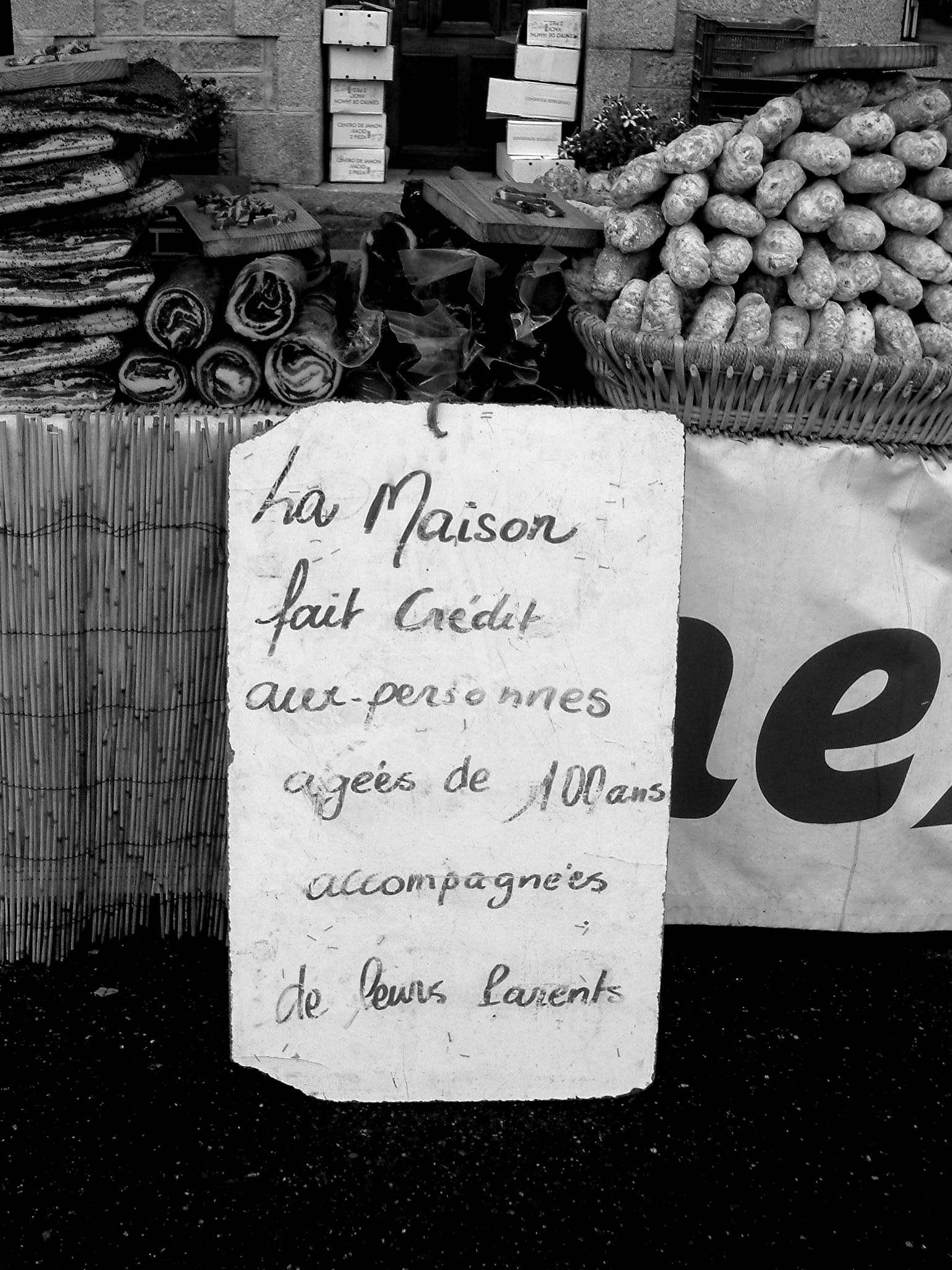 Marché en Auvergne...