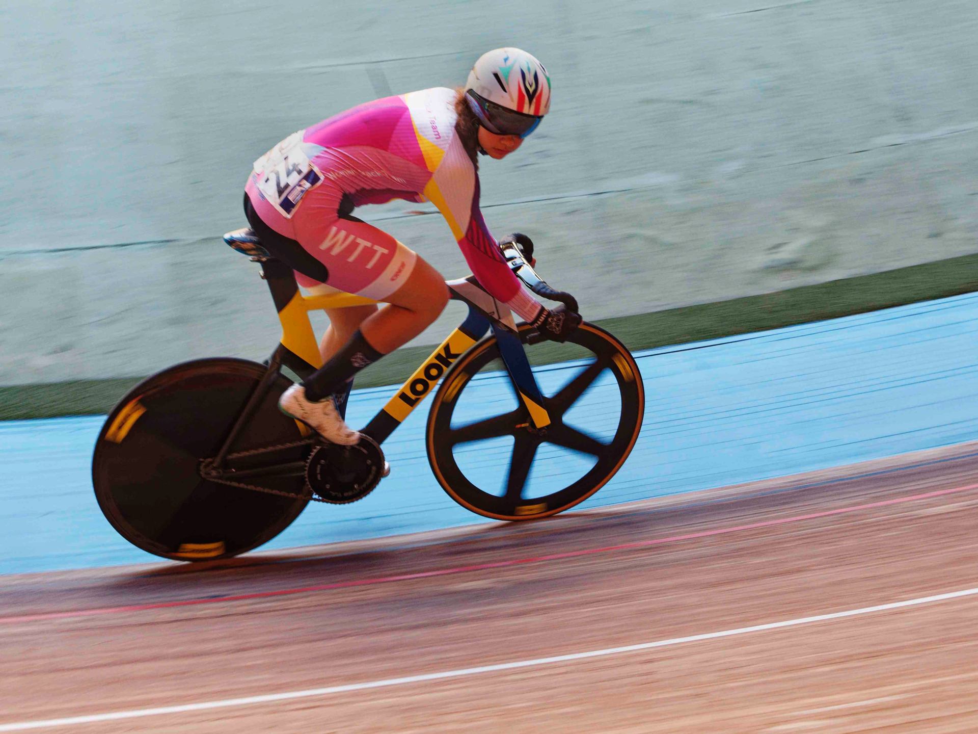 Sur la piste