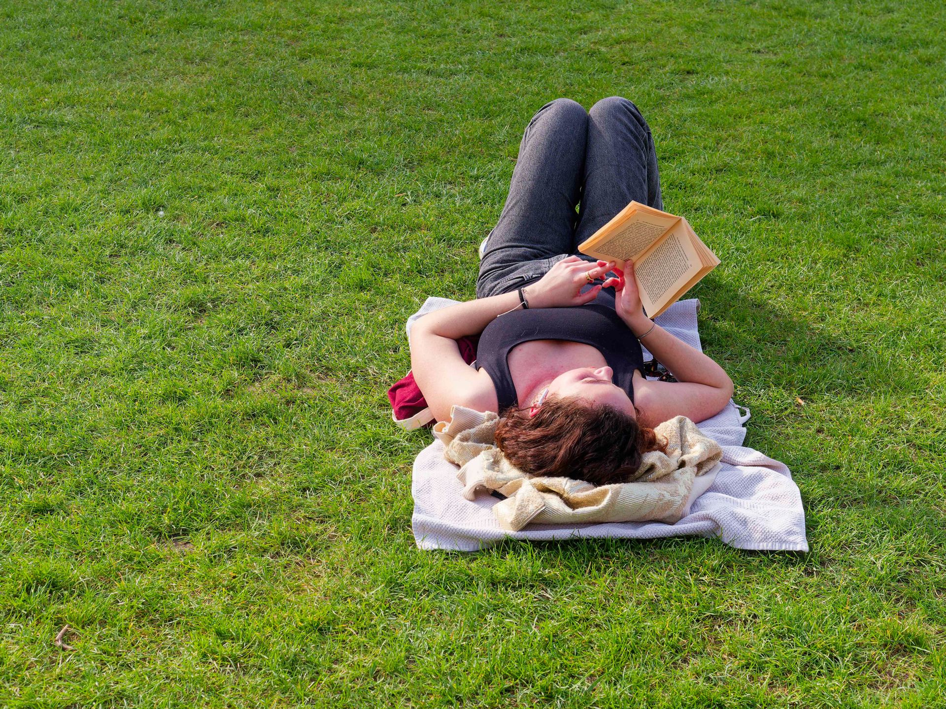 Lectrice tranquille