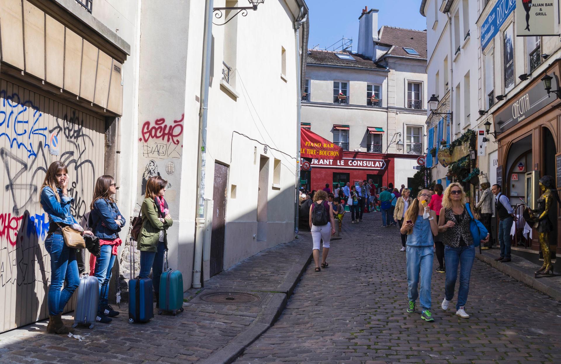 Au détour d'une rue de Montmartre