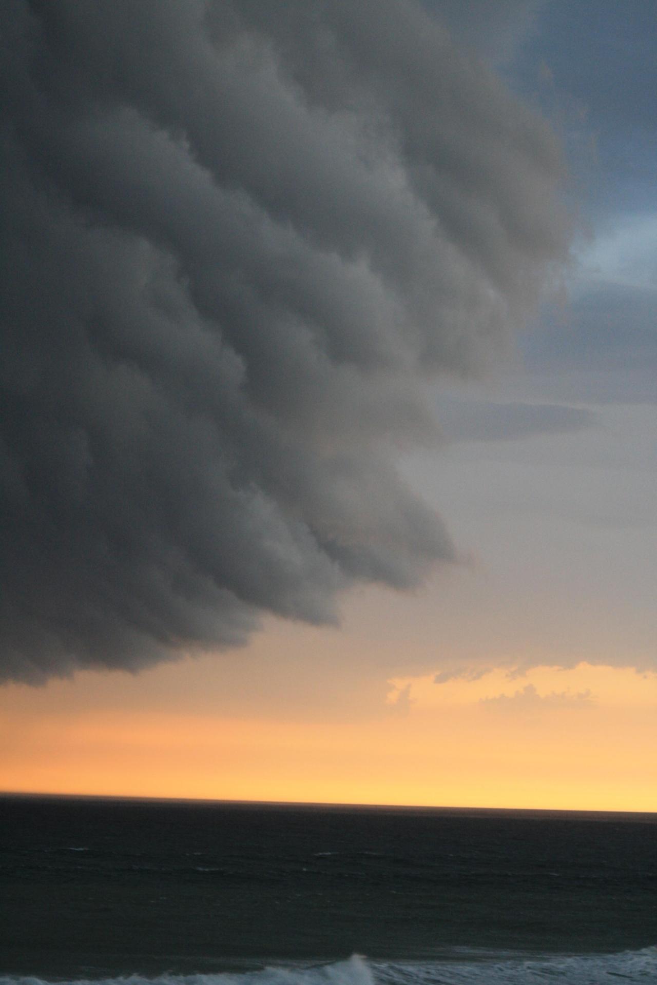 Tempete sur l'océan