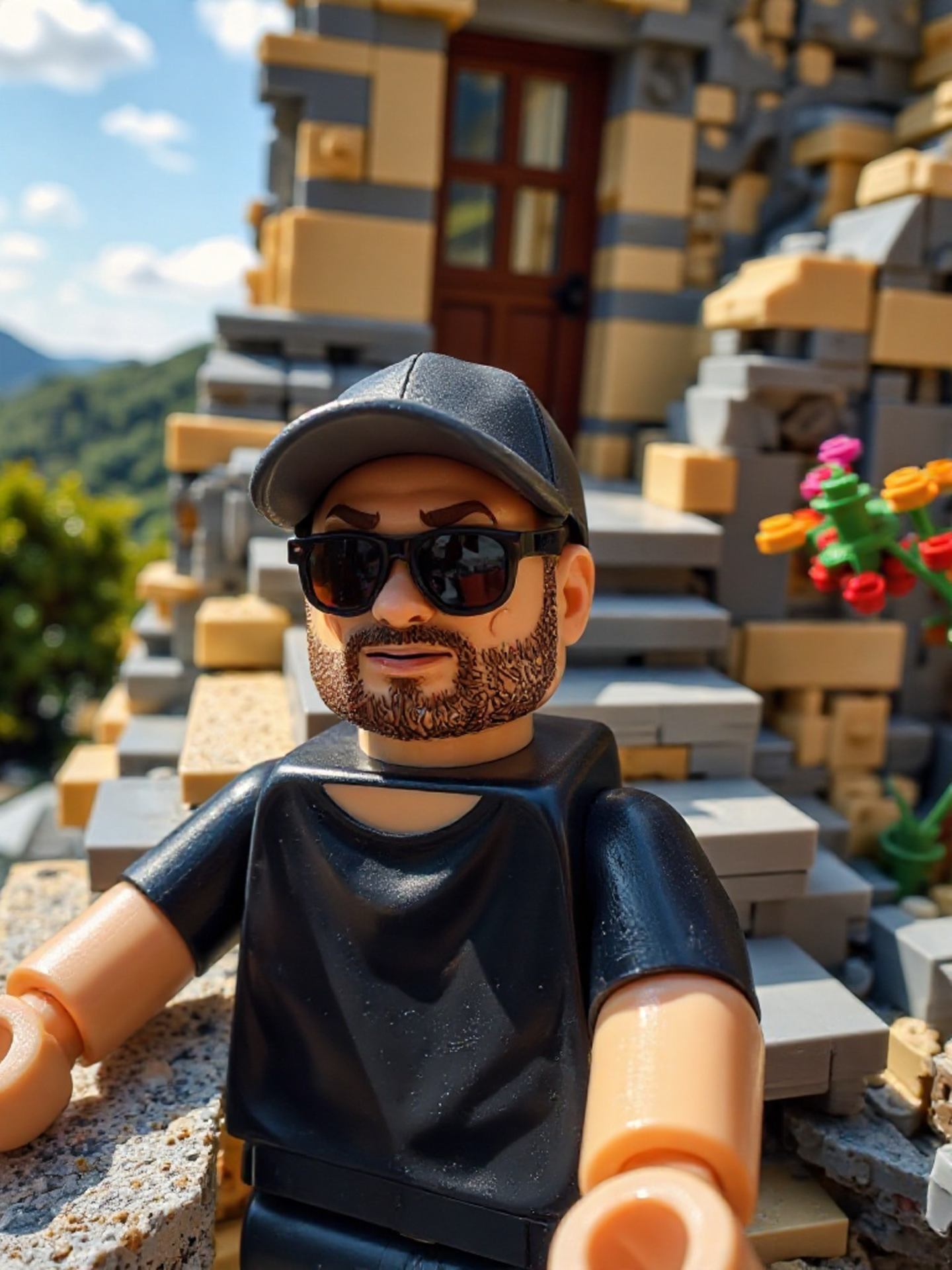 Casquette, barbe et soleil : édition Lego limitée
