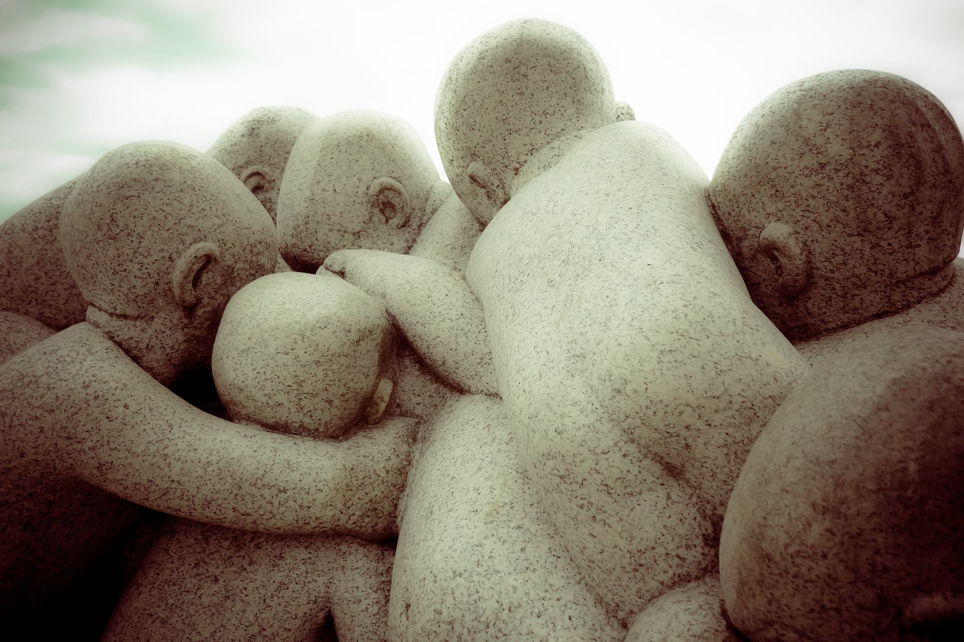 Sculptures de Gustav Vigeland dans le parc Frogner à Oslo – Norvège