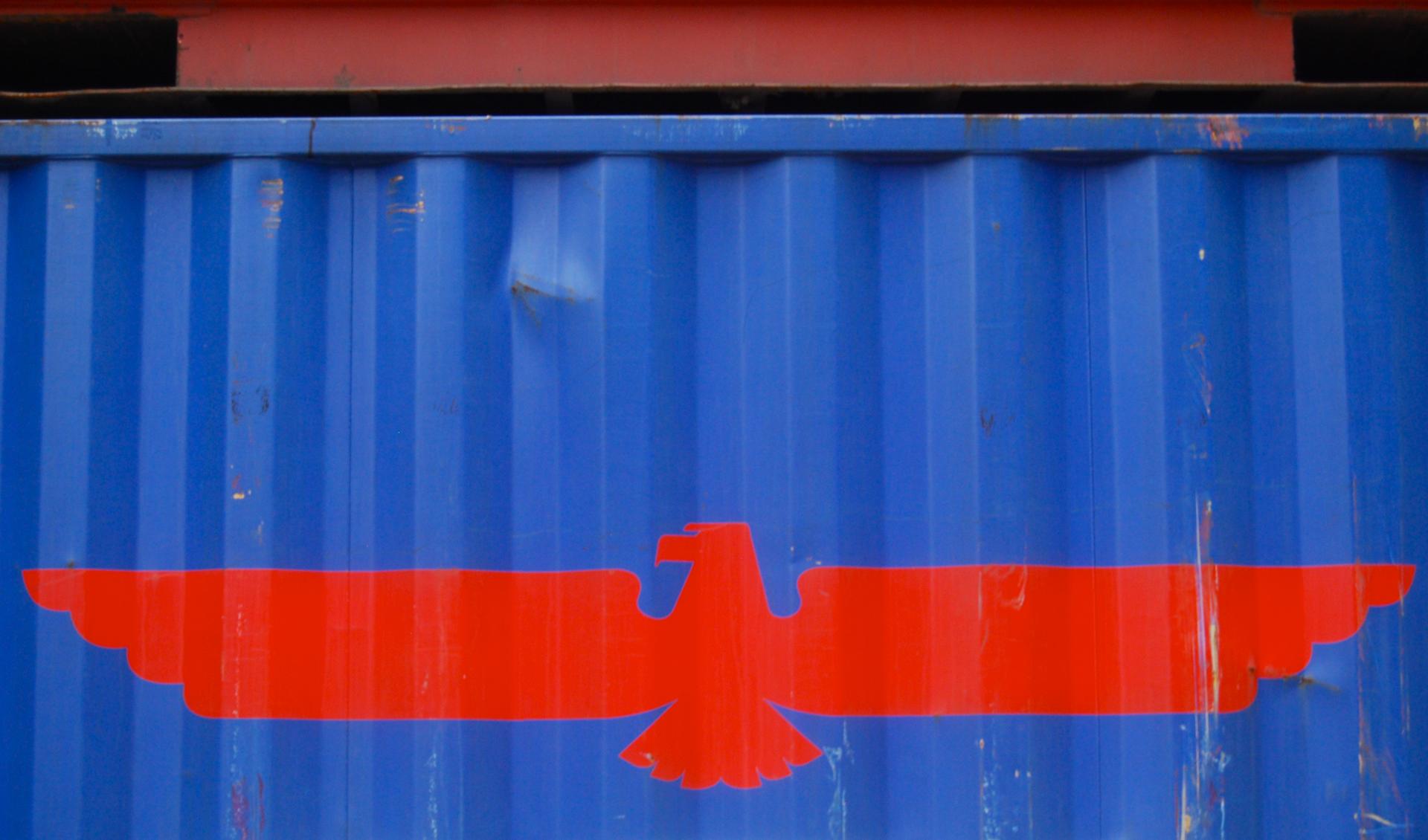 Container aigle rouge