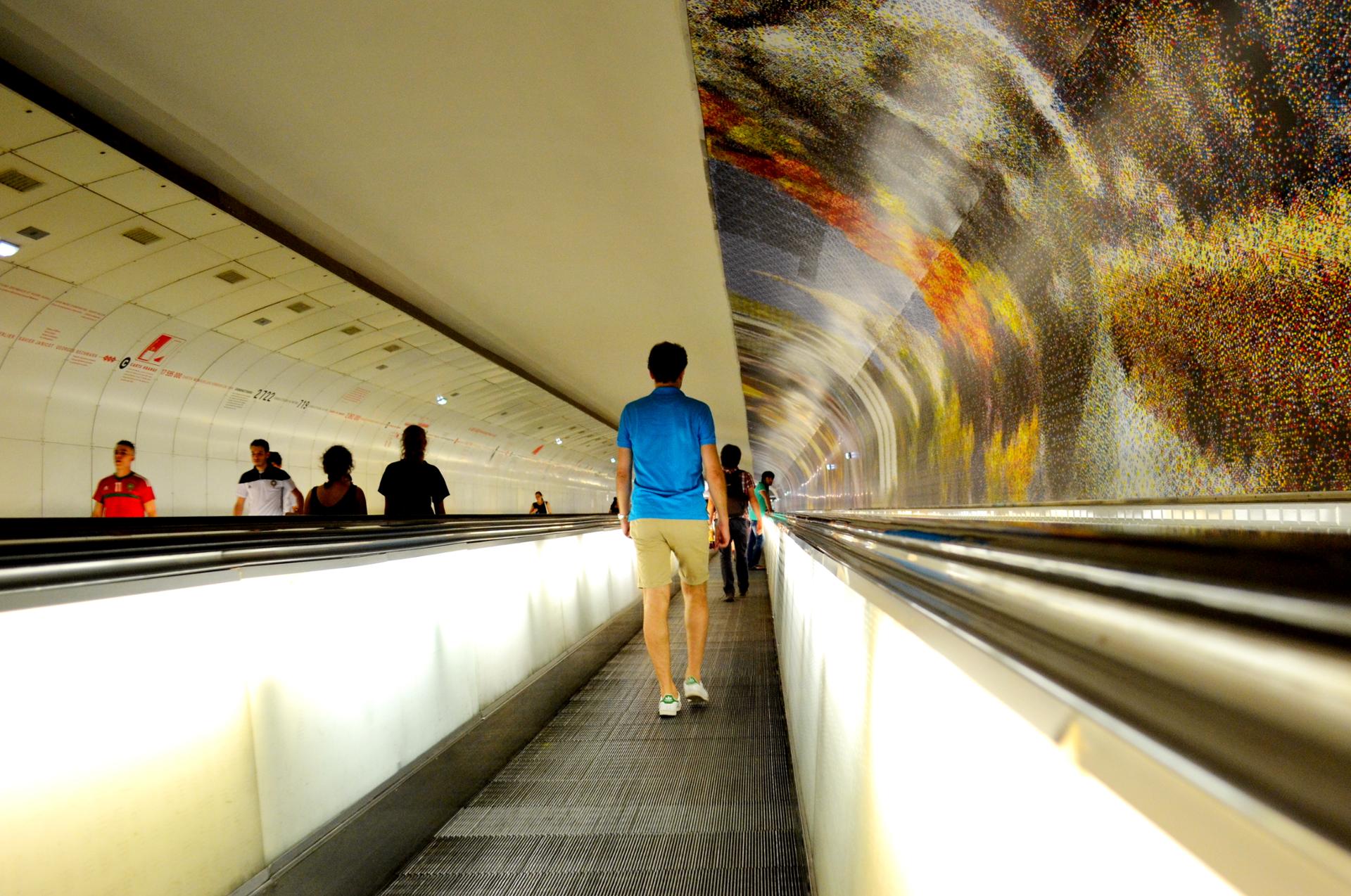 passage sous terrain à Montparnasse paris
