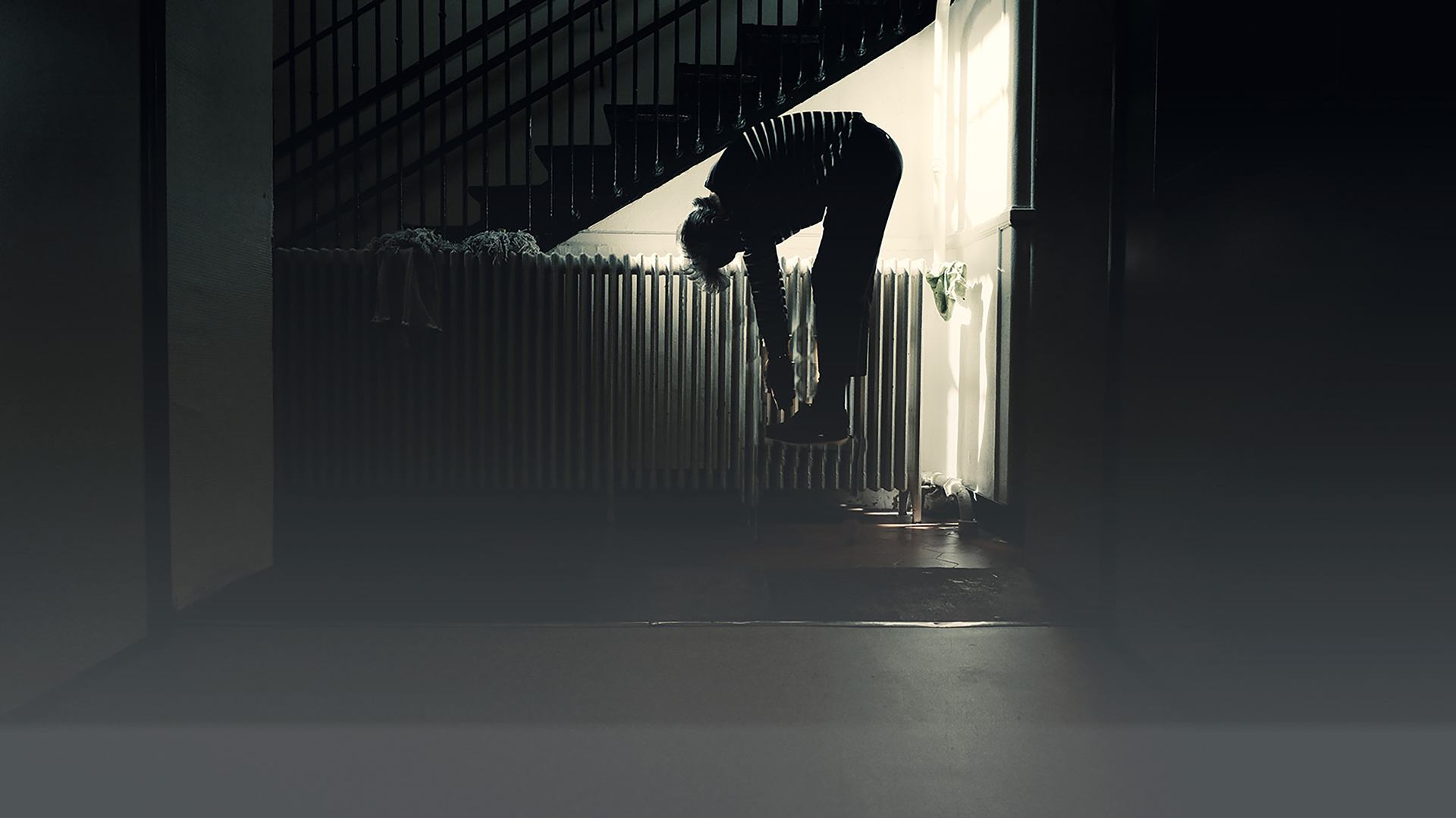 Sous l'escalier