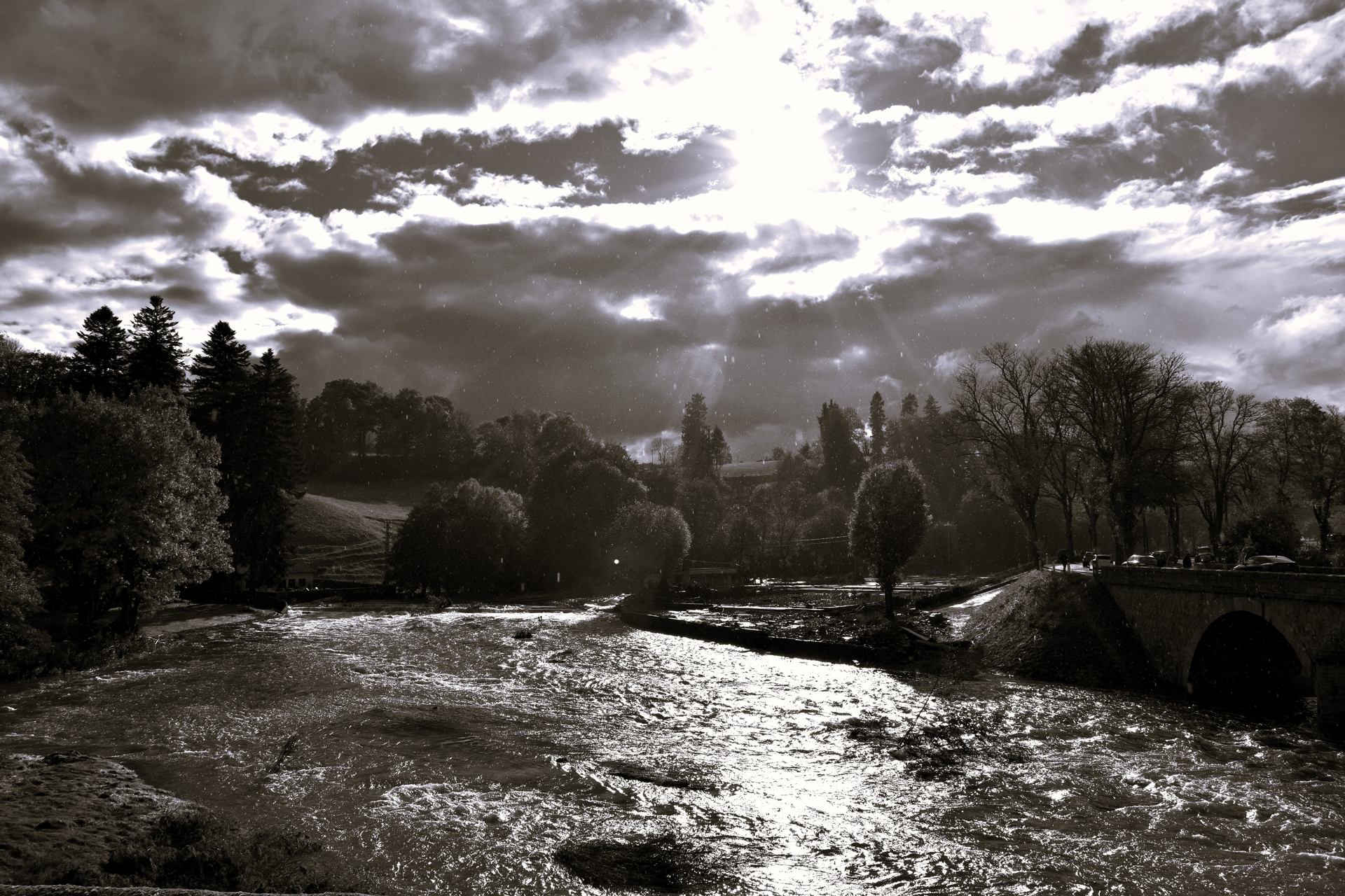 Le Lignon en crue Tence W DSC_0061 n&b n.JPG