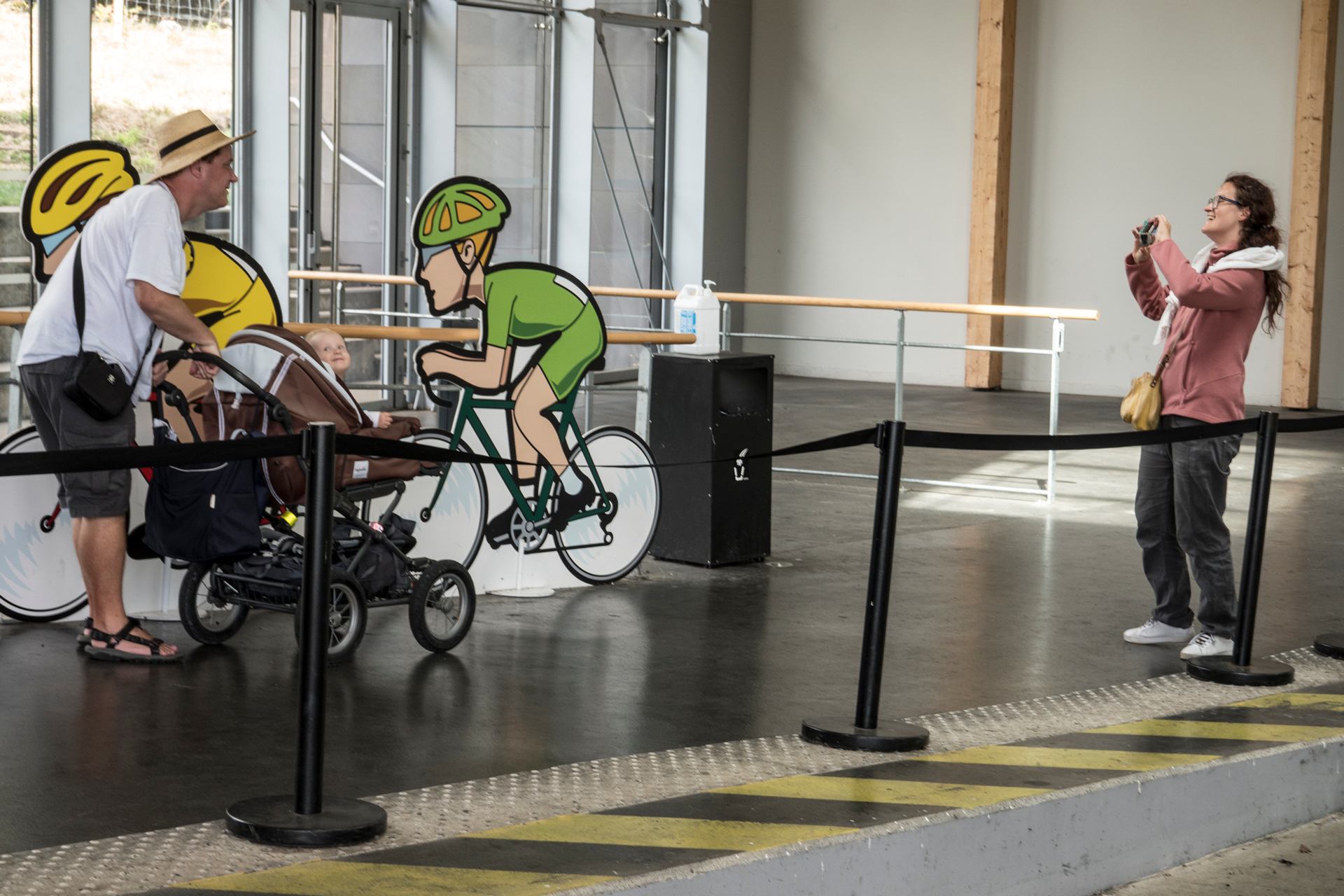 Pose sur le Tour de France