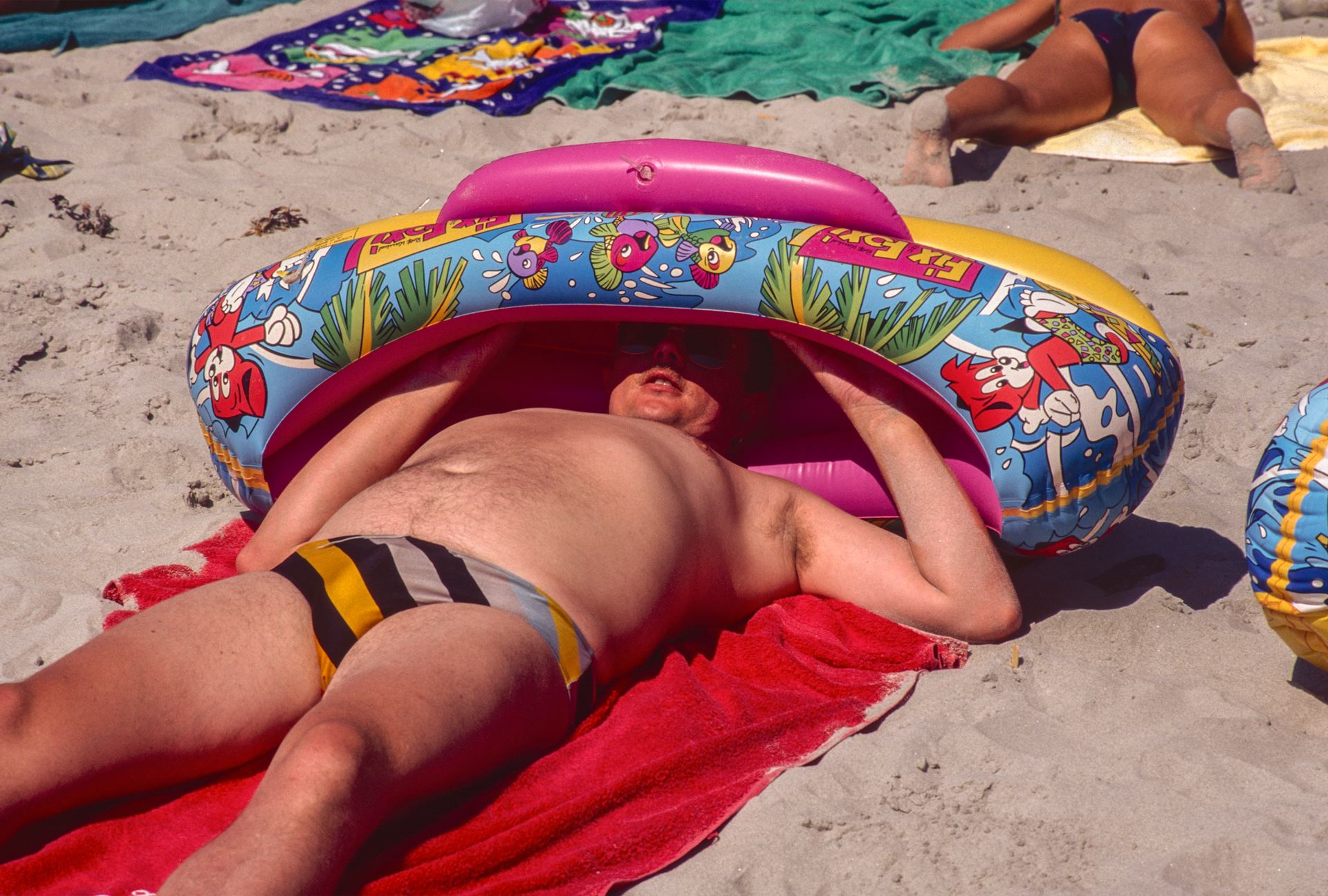 Cache cache à la plage