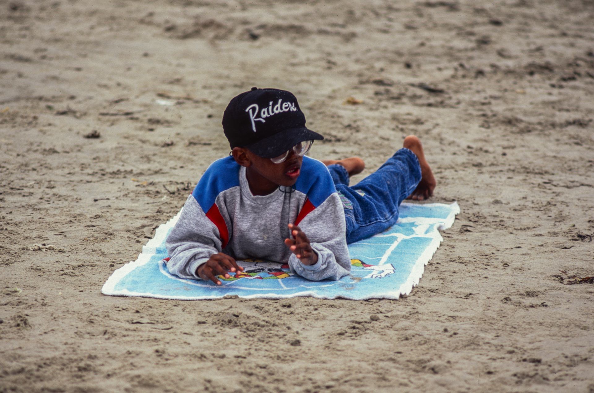 Jeune raider des plages