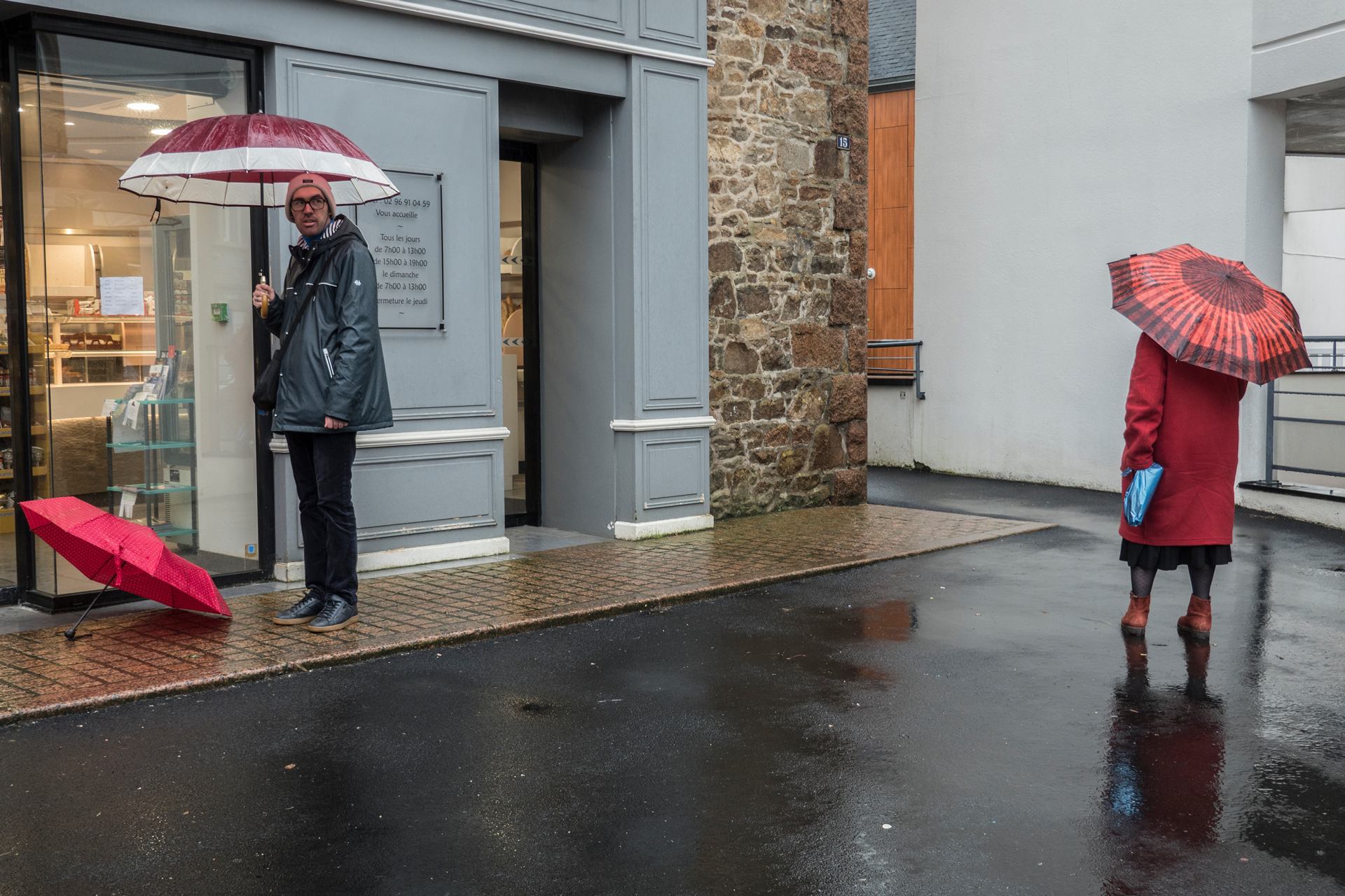 Parapluie en attente