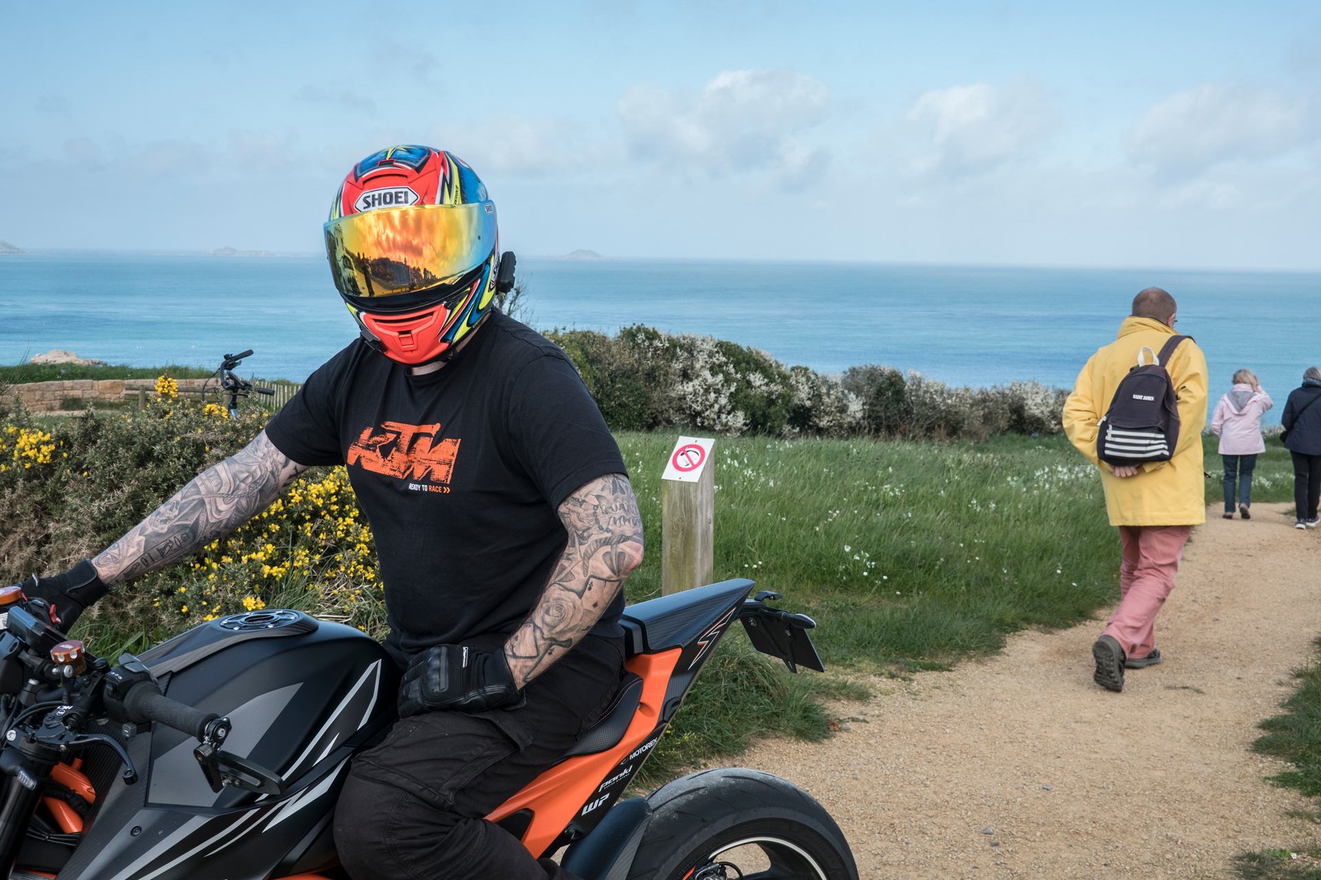 Le regard du motard