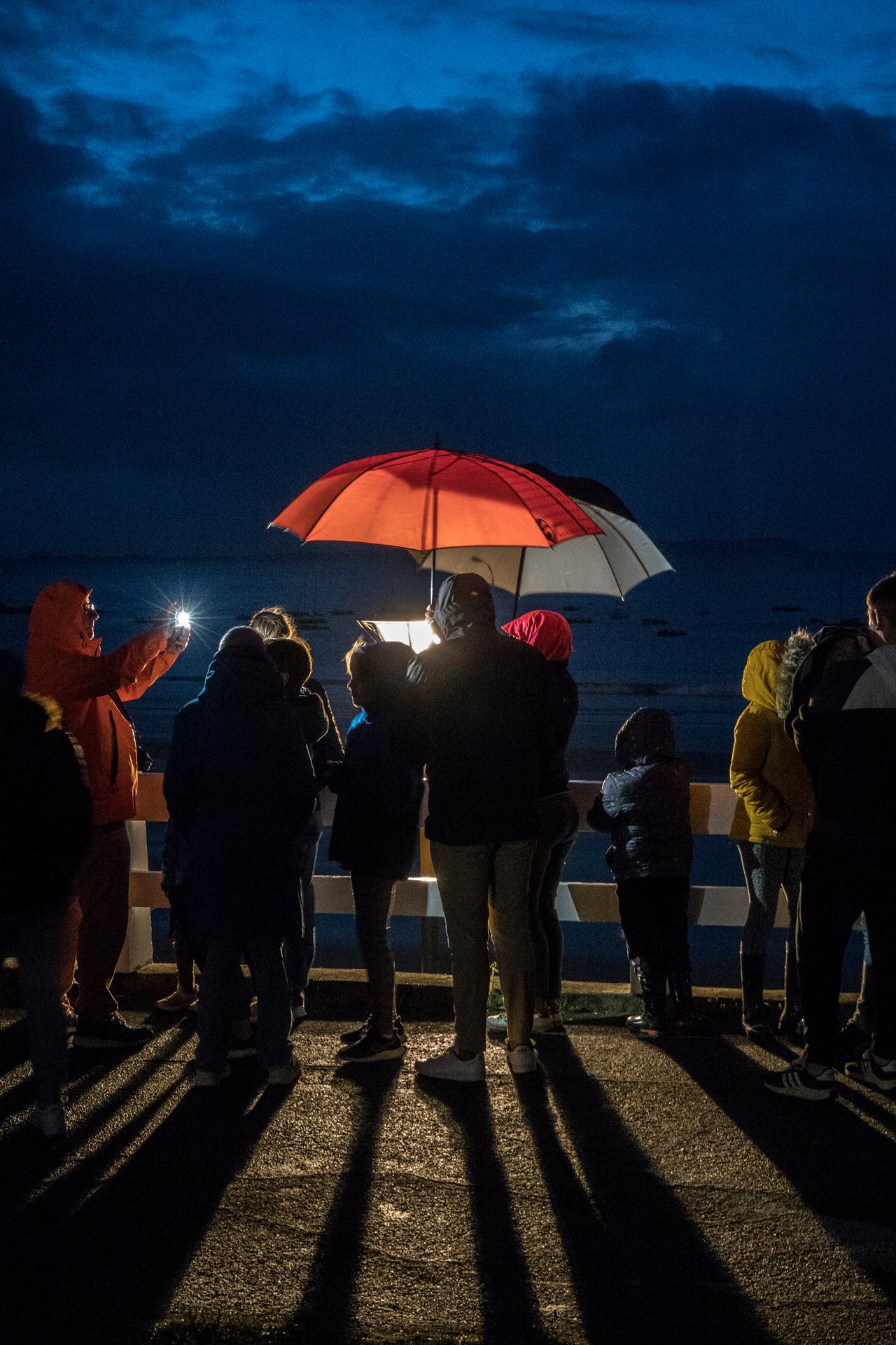 Soirée orangée