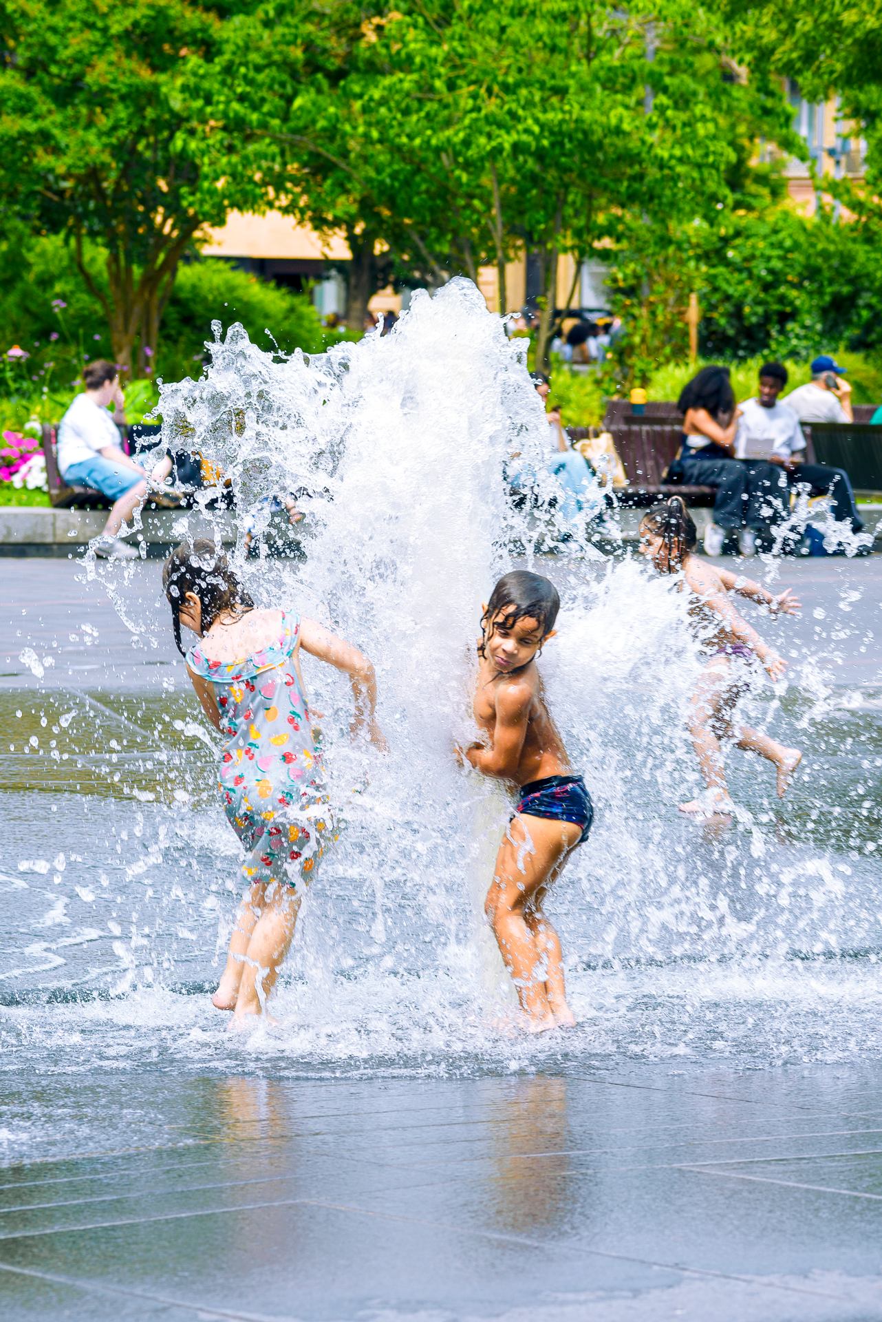 Jeux d'eau, jardin du Capitole