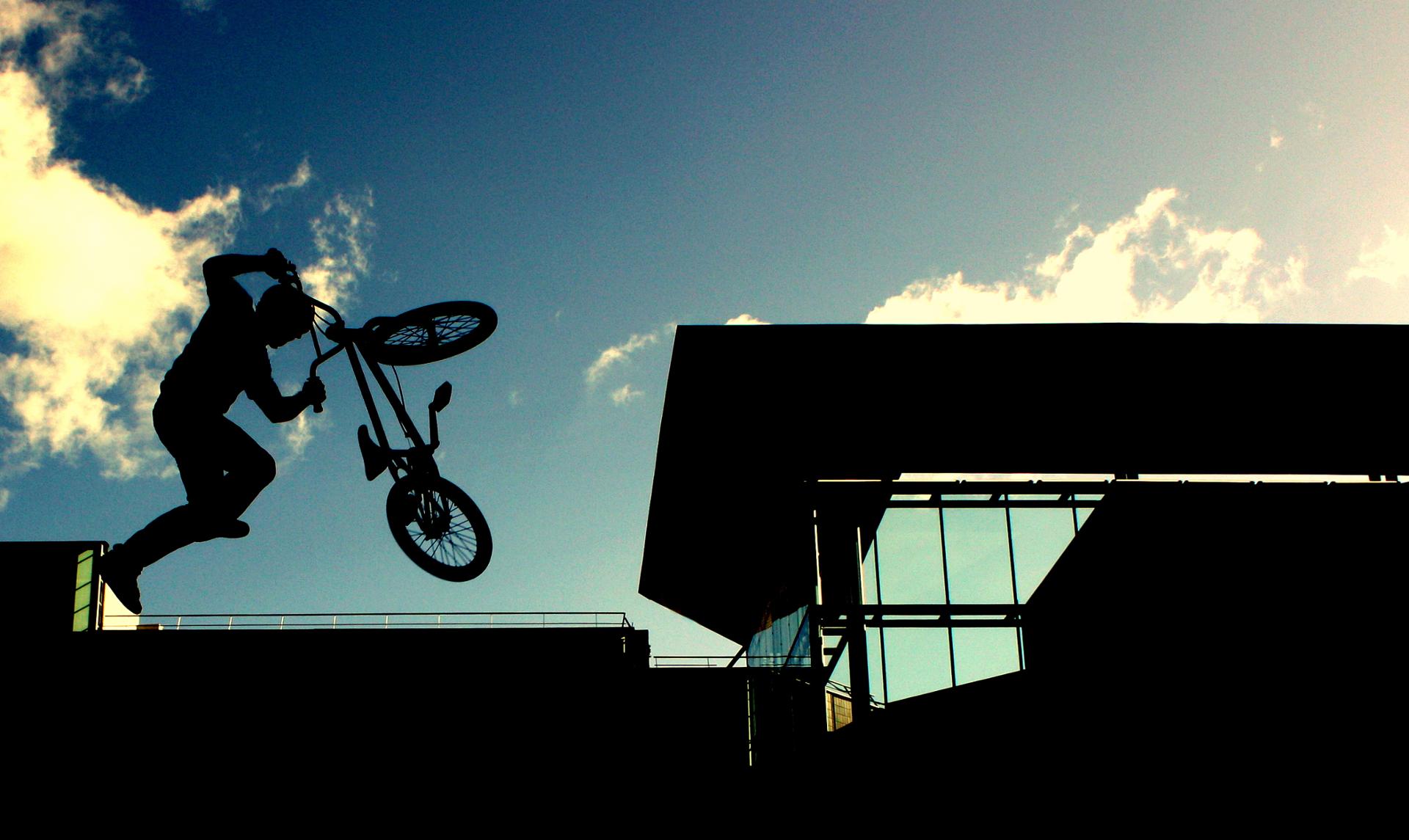 In the air