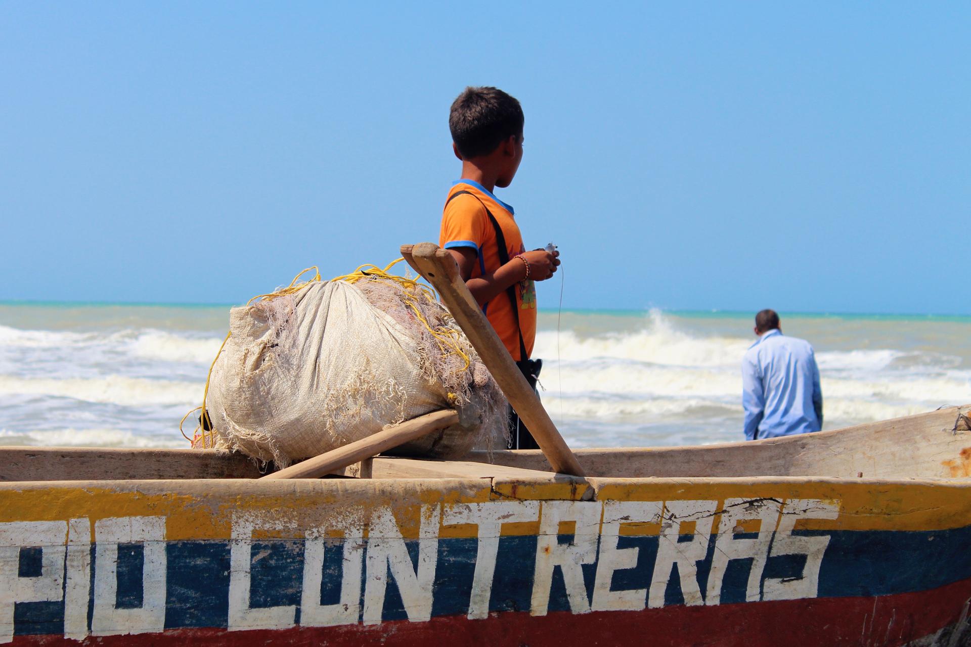 Niño en Palomino