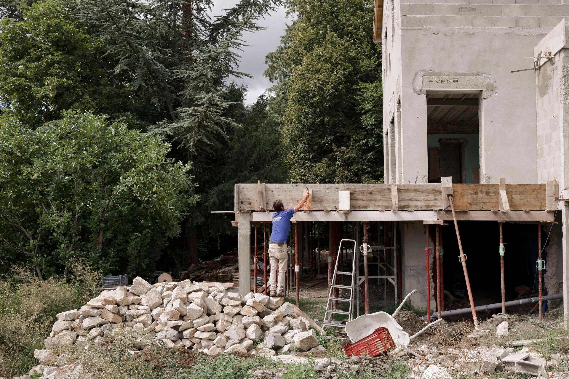 en construction