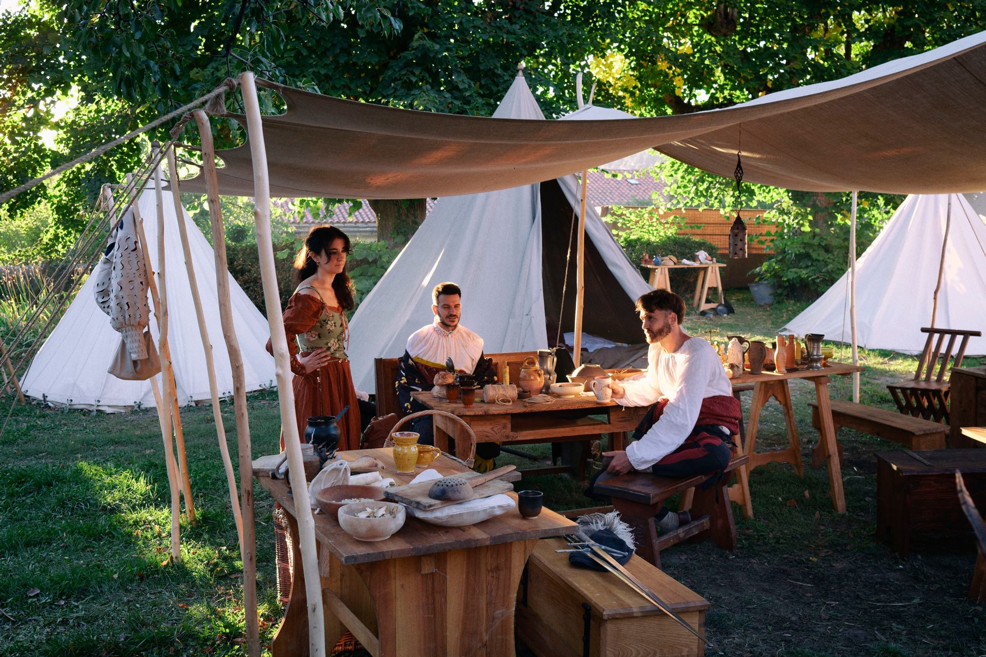la vie au camp