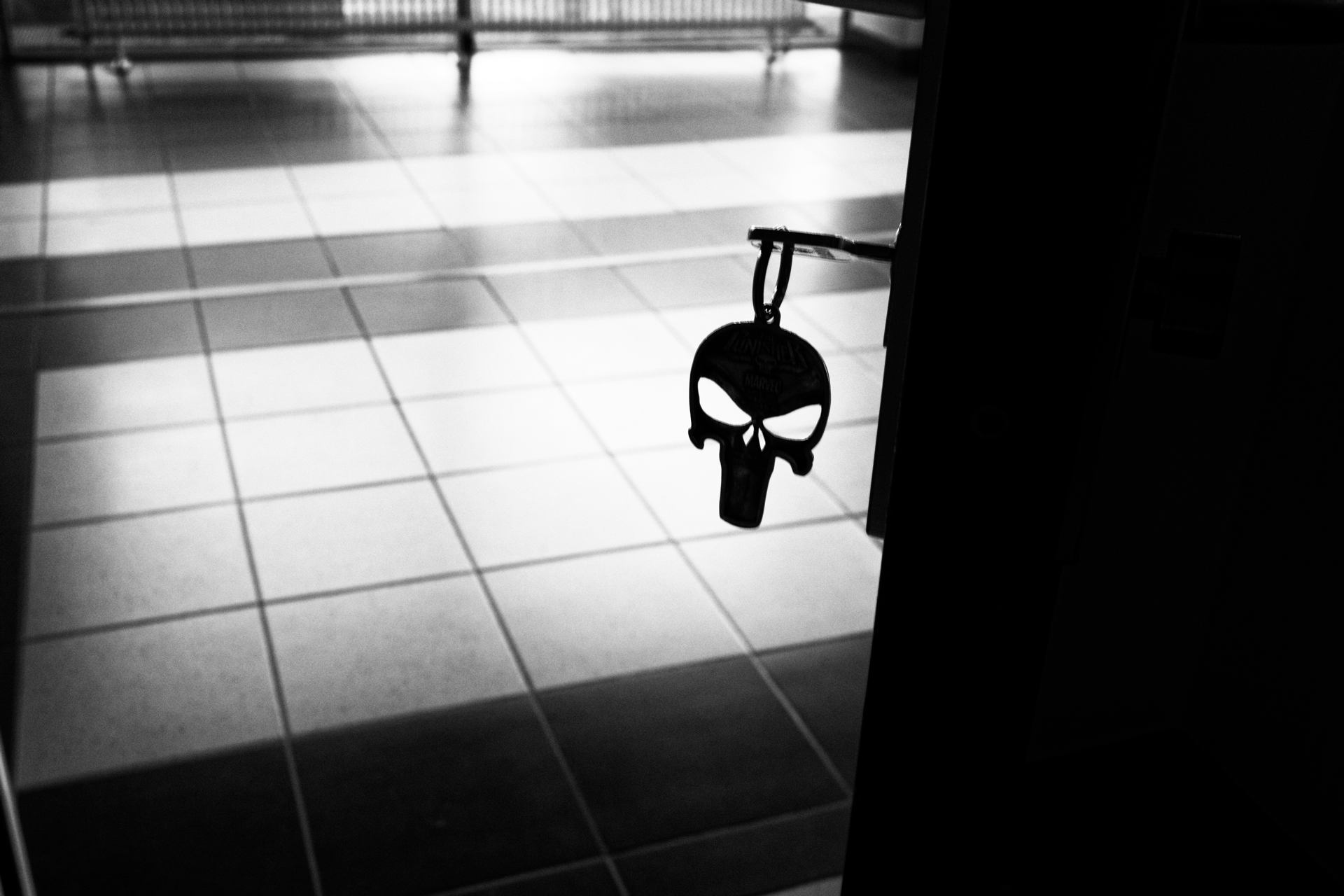 la clé sur la porte