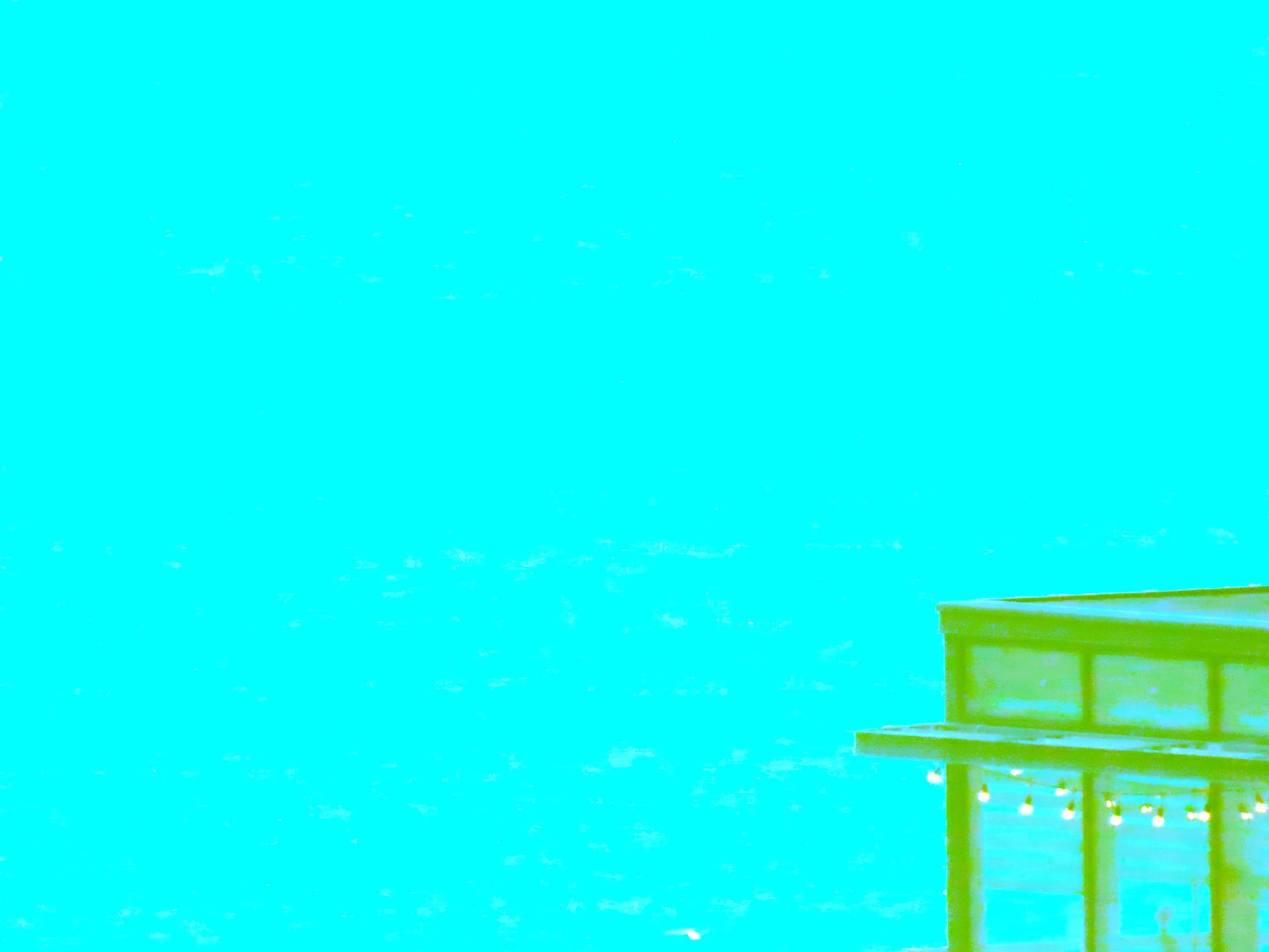 Les eaux turquoises ...