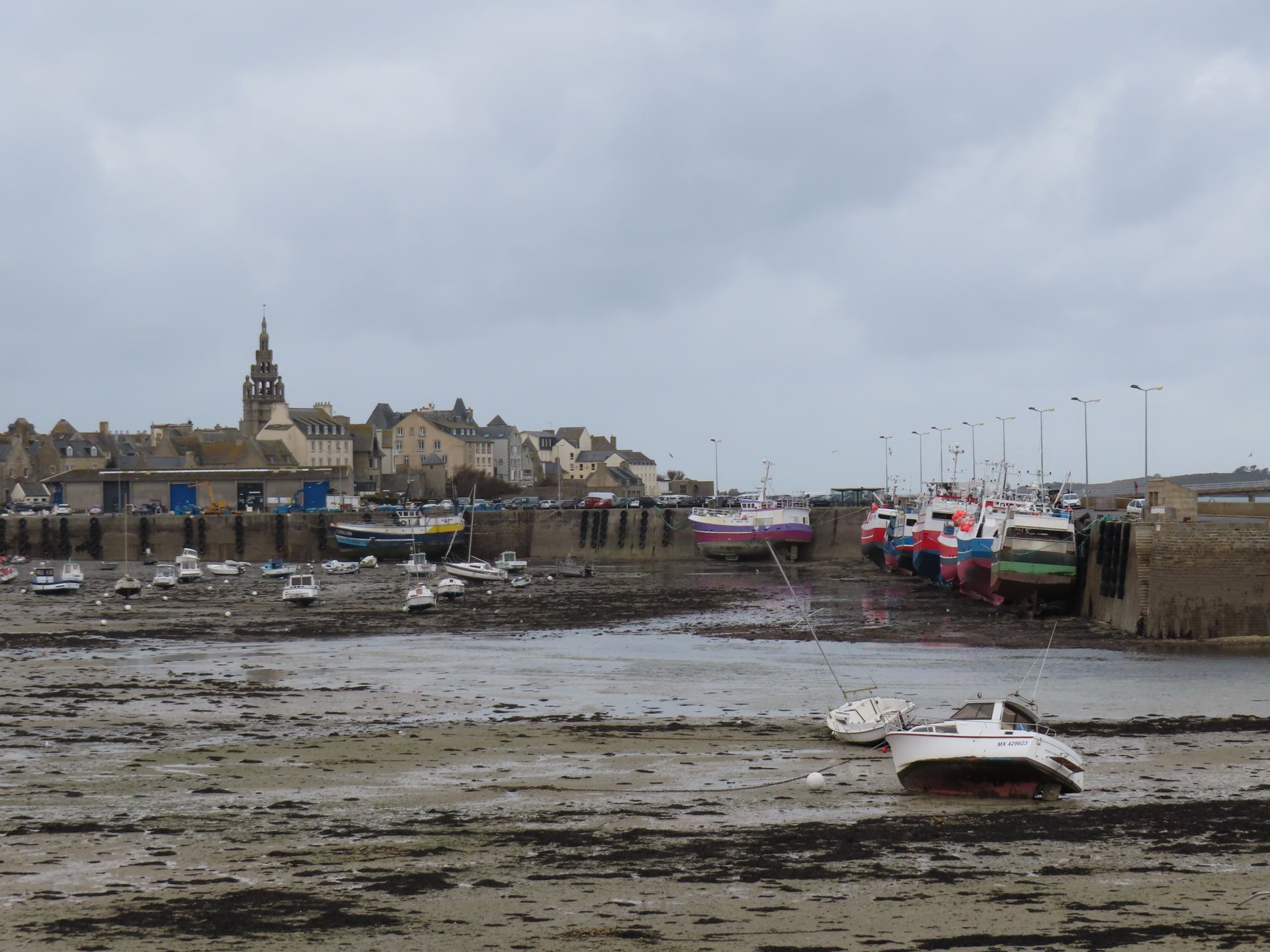 Roscoff à marée basse ...