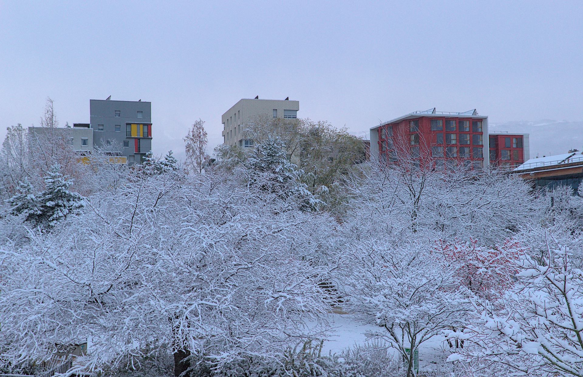 Grenoble sous la neige