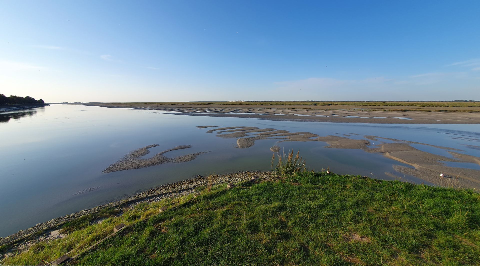 baie de somme à marée basse
