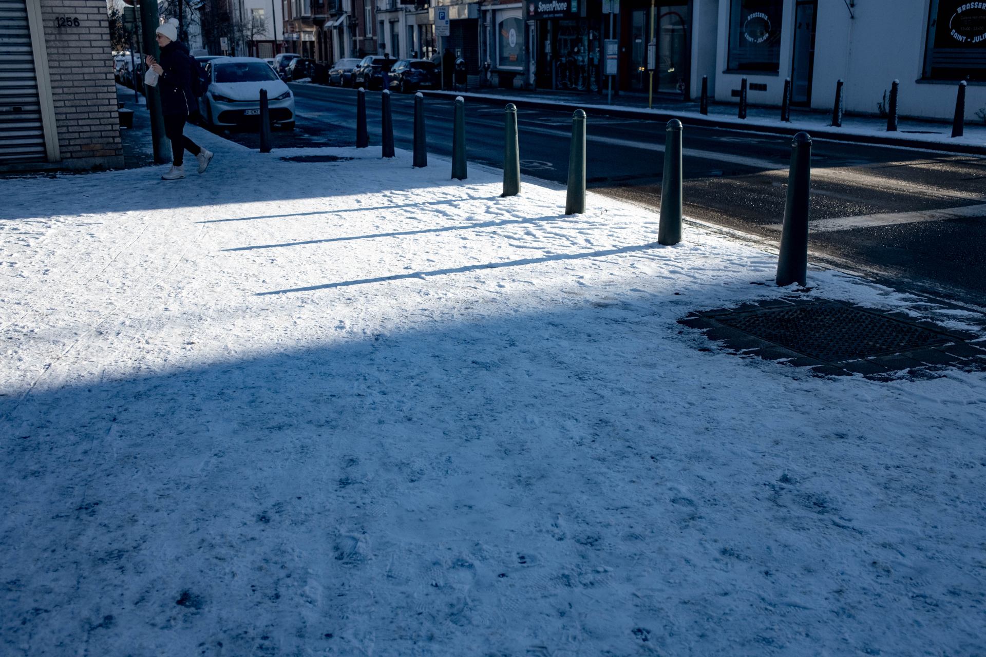 Soleil hivernal sur Bruxelles