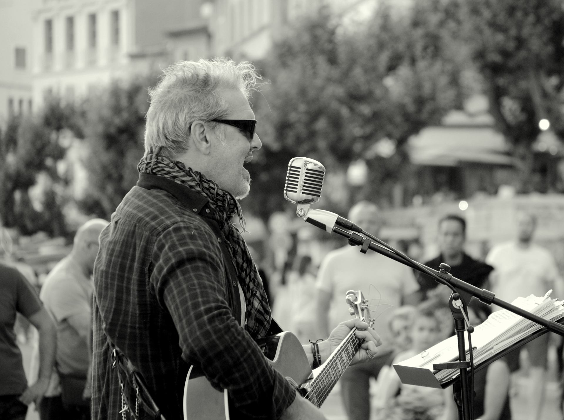 Fête et Musique dans la rue--le rocker