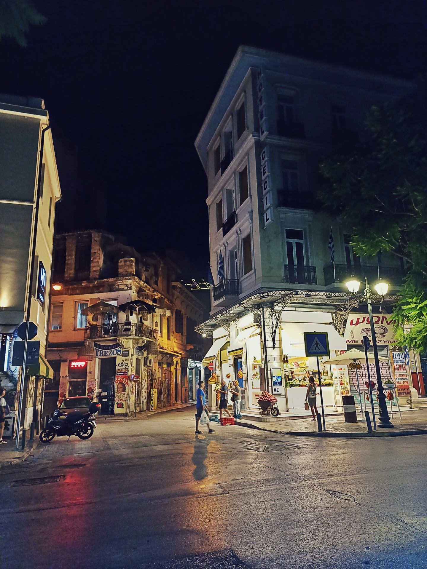 Une nuit à Athènes...