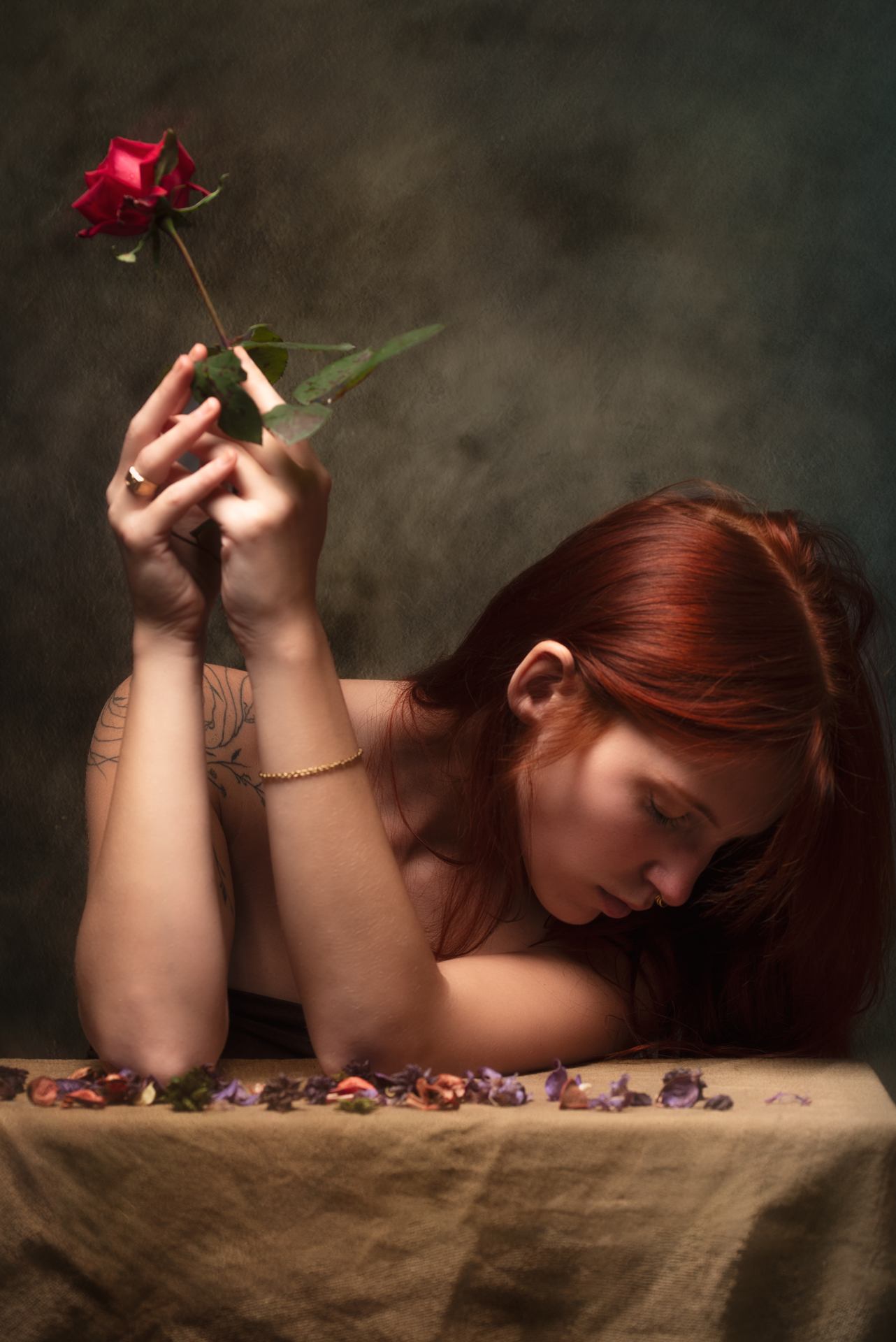 La douceur de la rose
