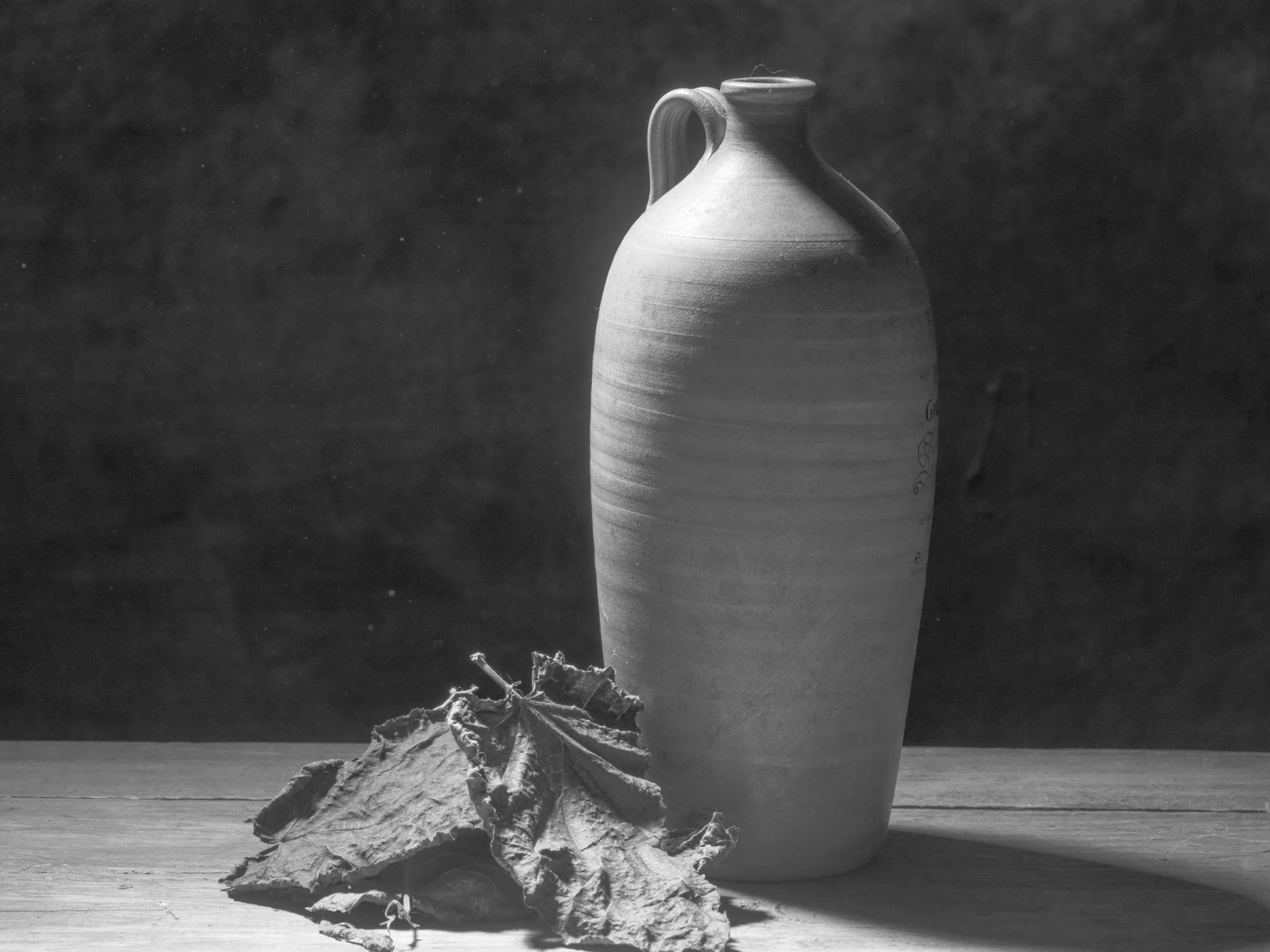 Nature morte en noir et blanc