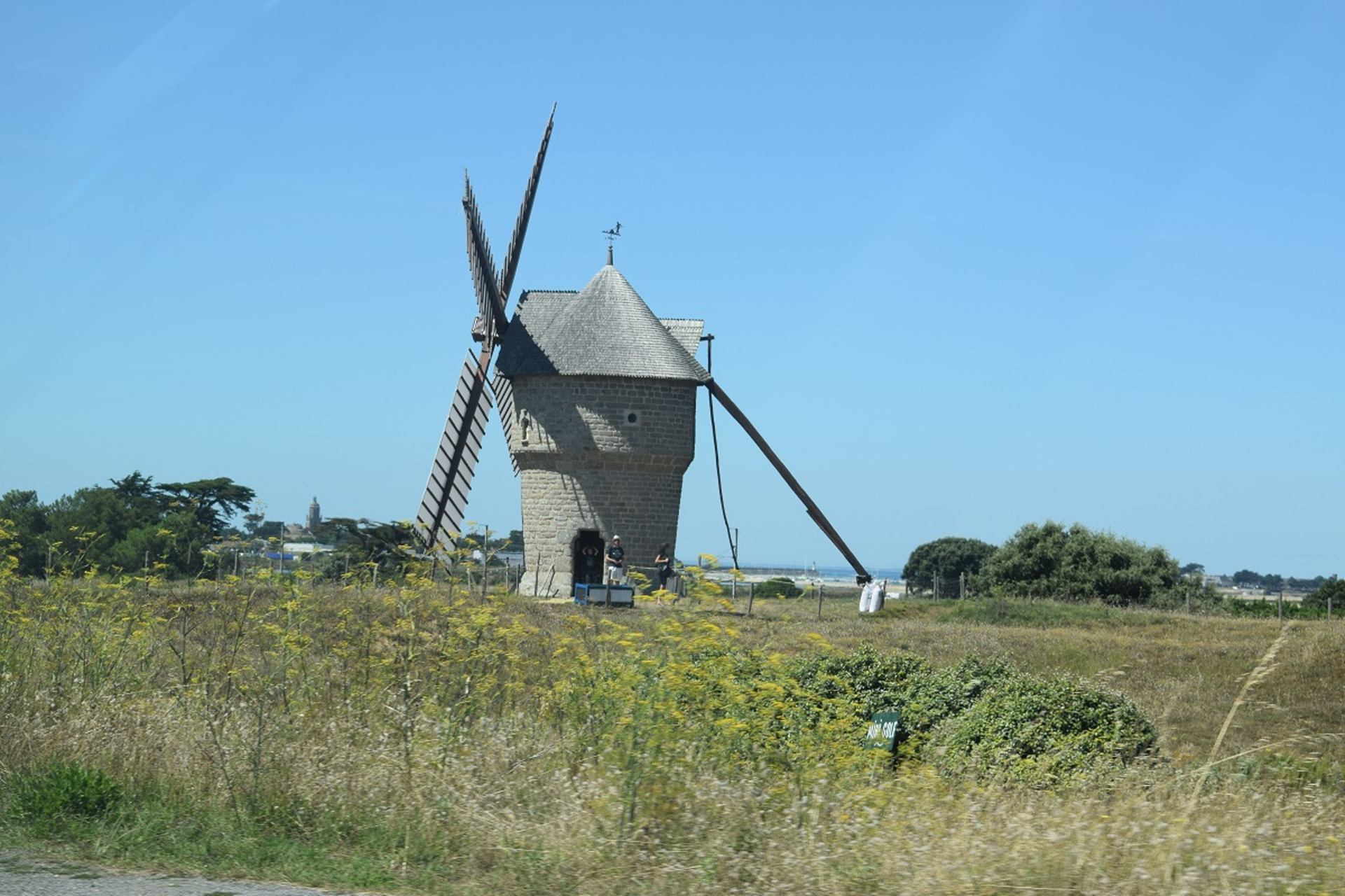 Moulin sur la route entre Guerande et le Croissic