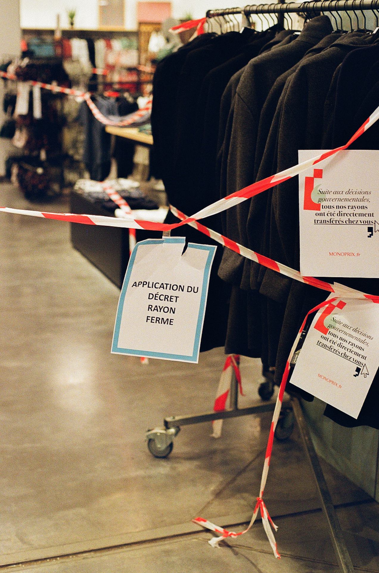 Décret "rayon fermé"
