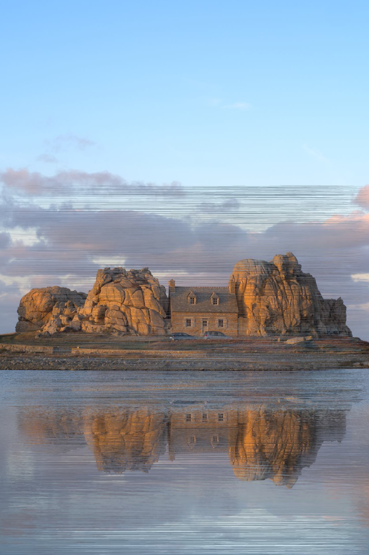 Reflets compensés de l'Ouest armoricain