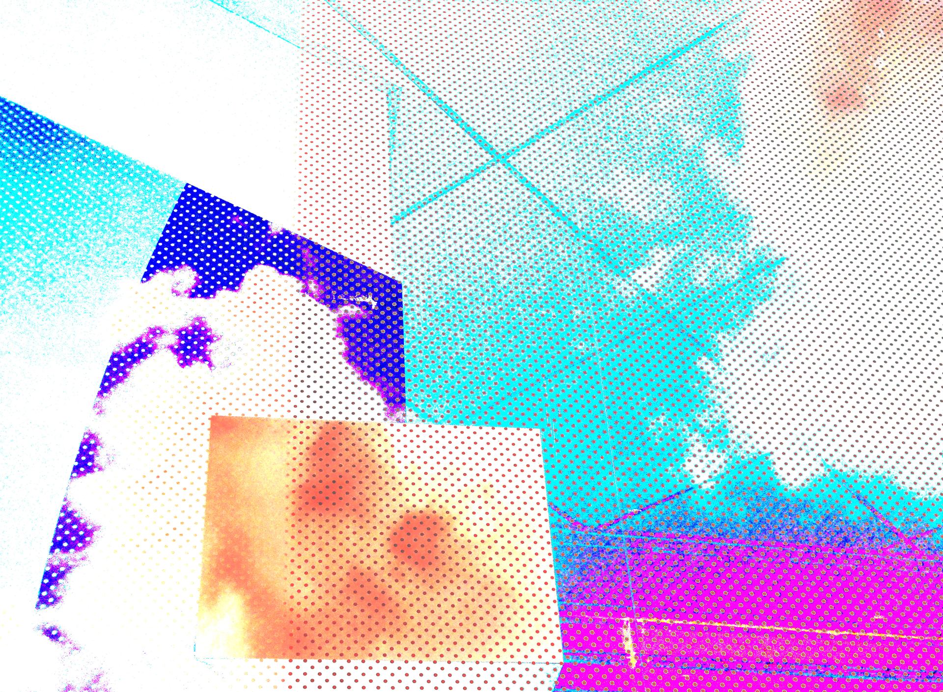 écrans couleurs pastels