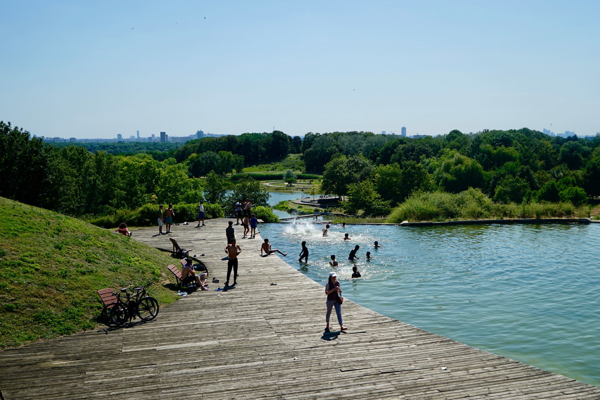 canicule à la Courneuve
