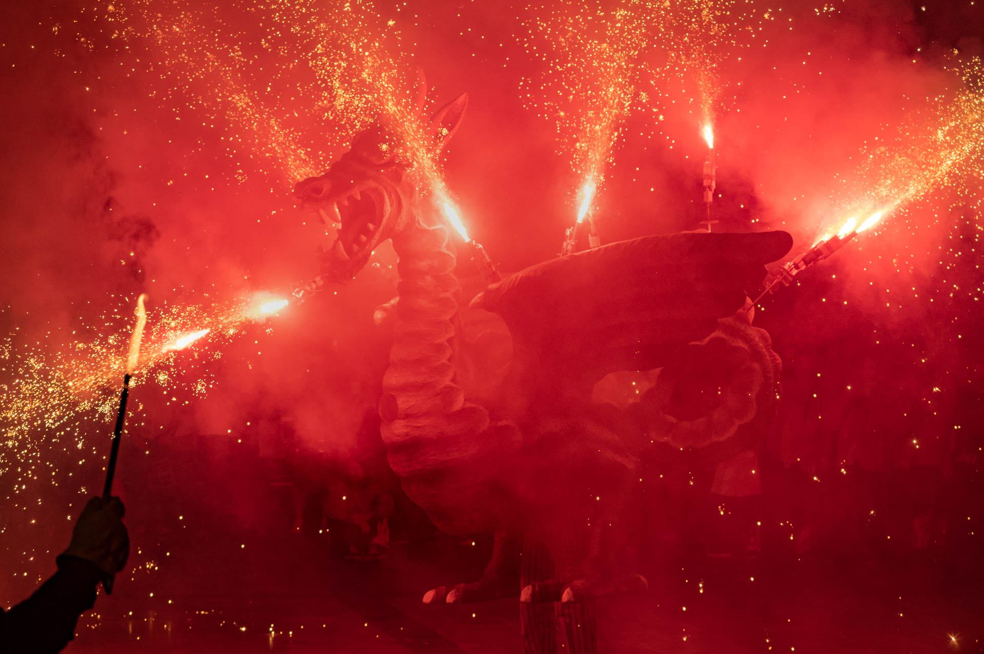 Dino cracheur de feu