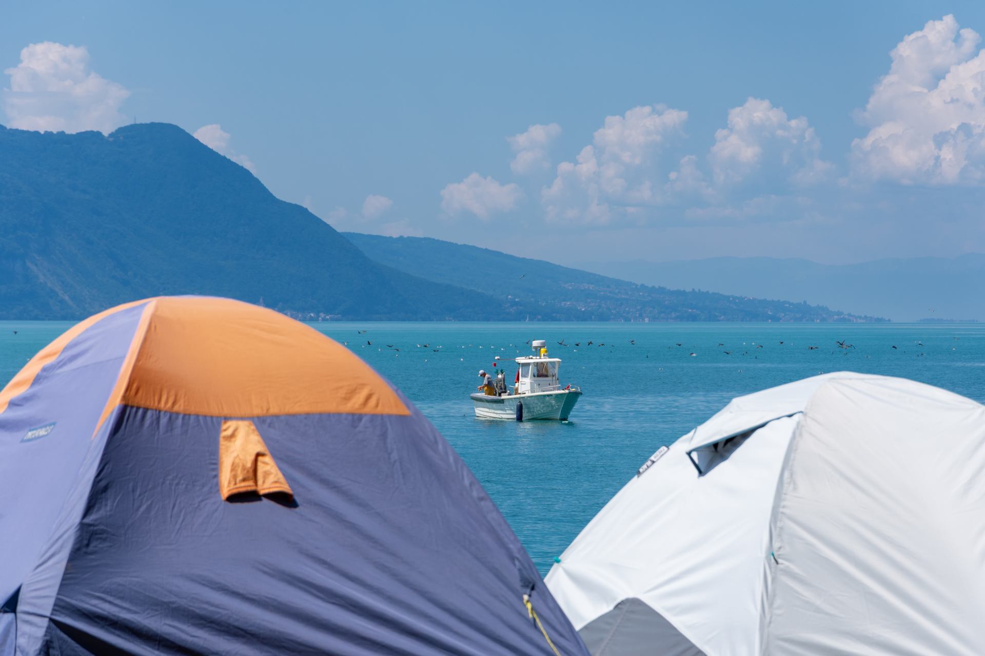 camping au bord de l'eau