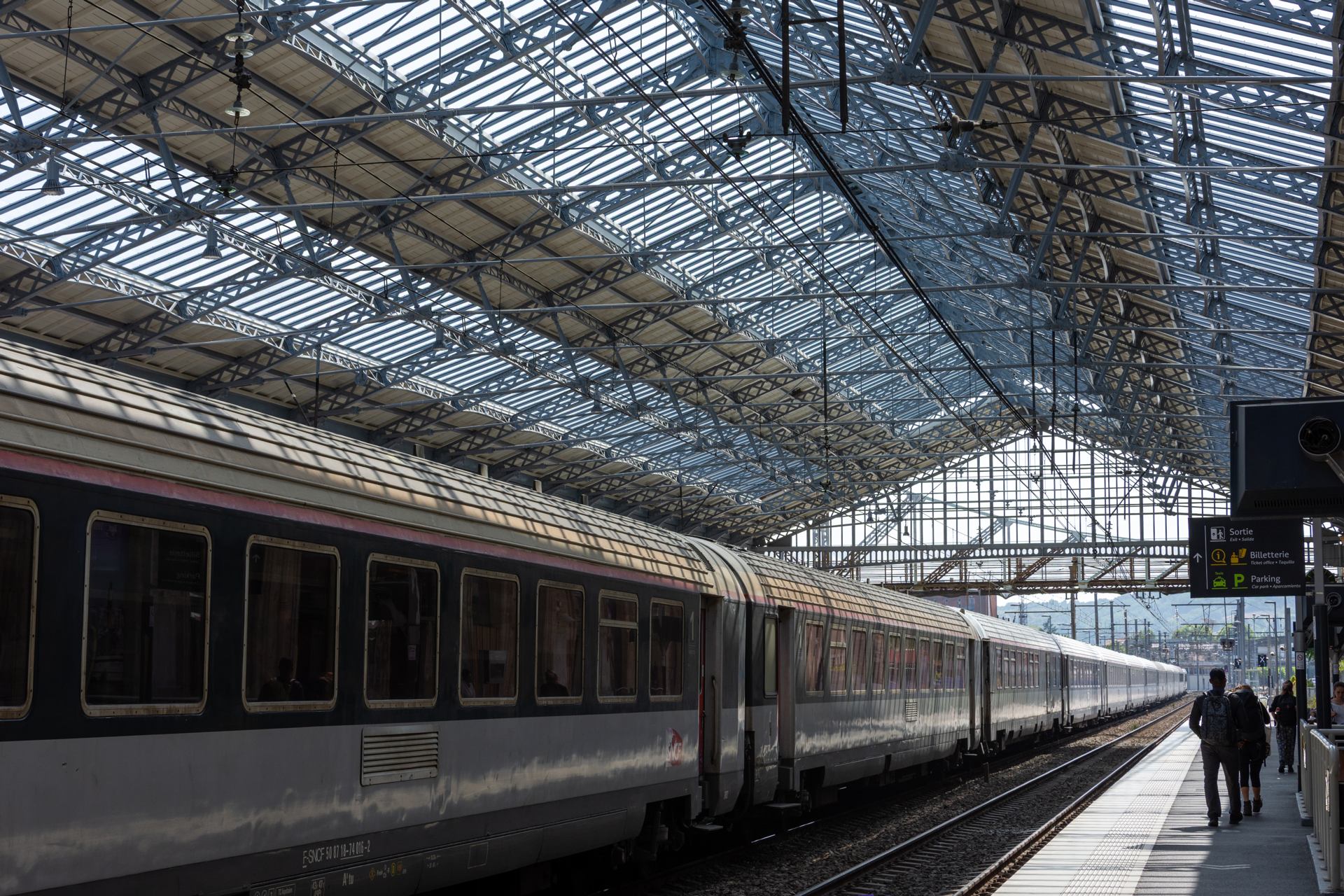la gare d'Agen.