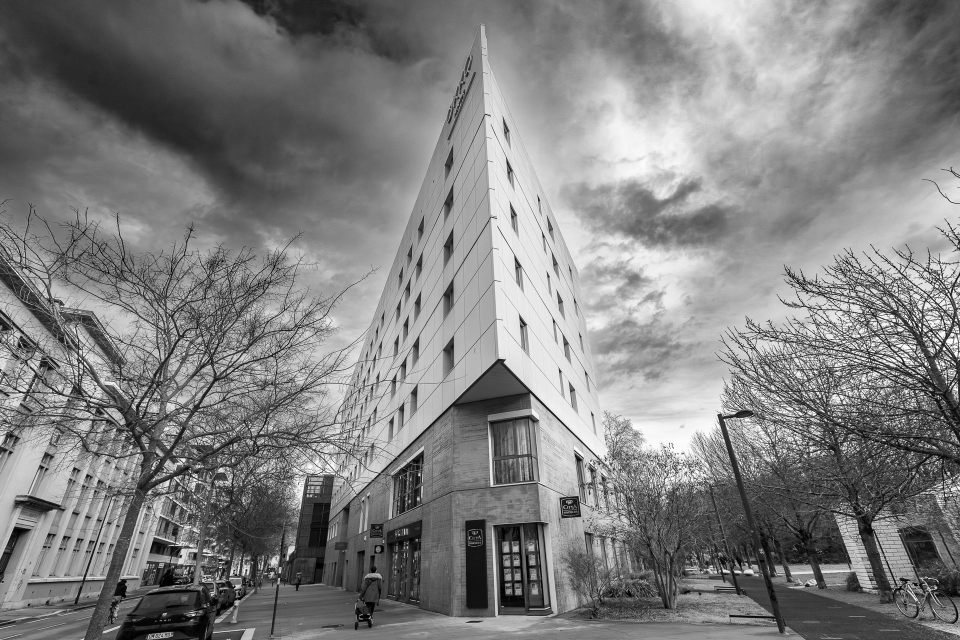 architecture à la pointe