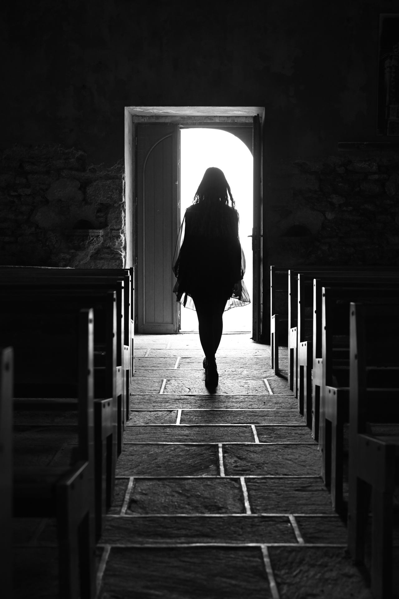 Contre-jour avec Lou