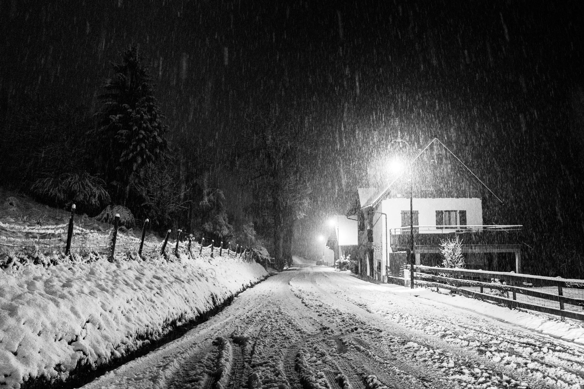 Sous la neige