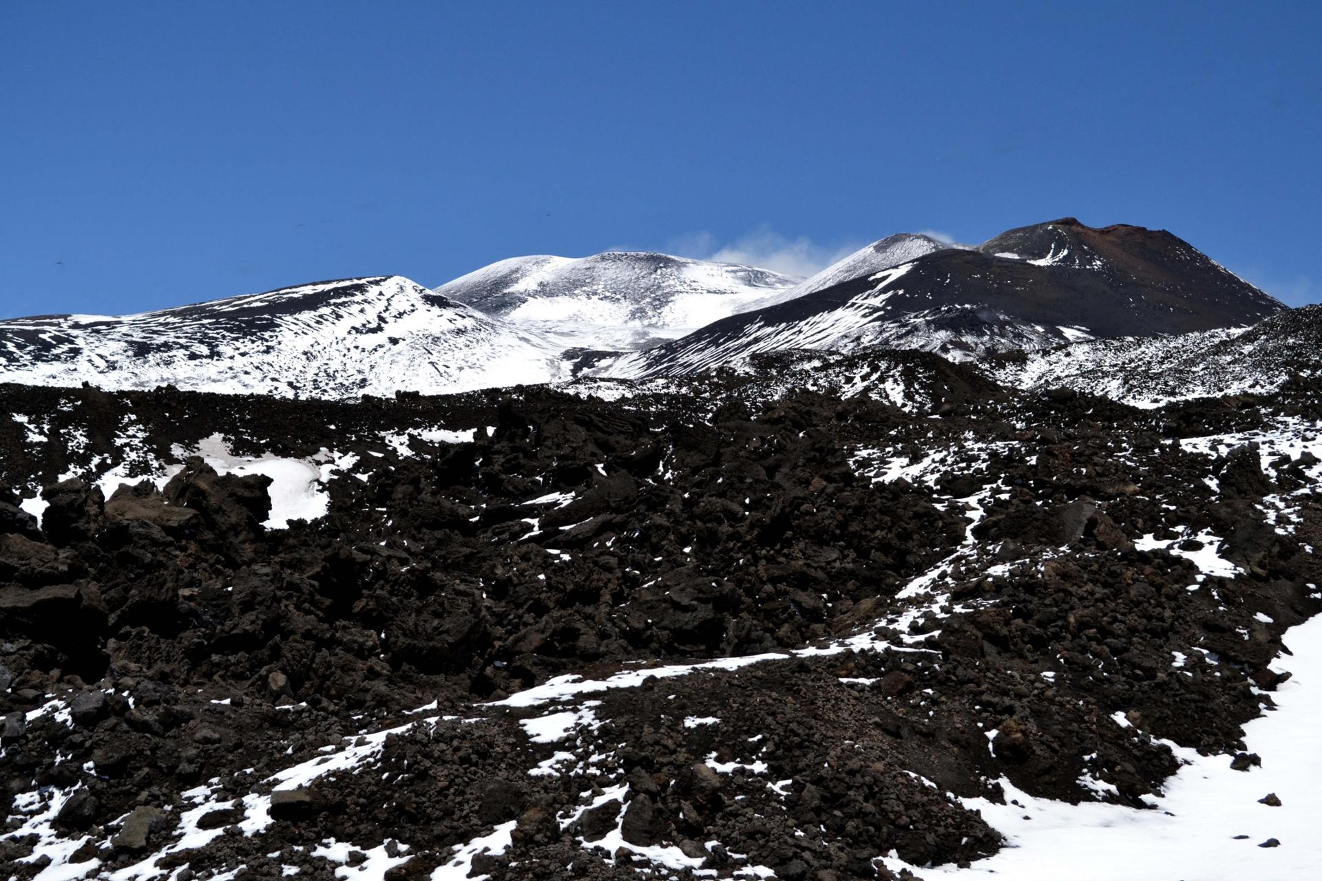 Neige sur l'étna