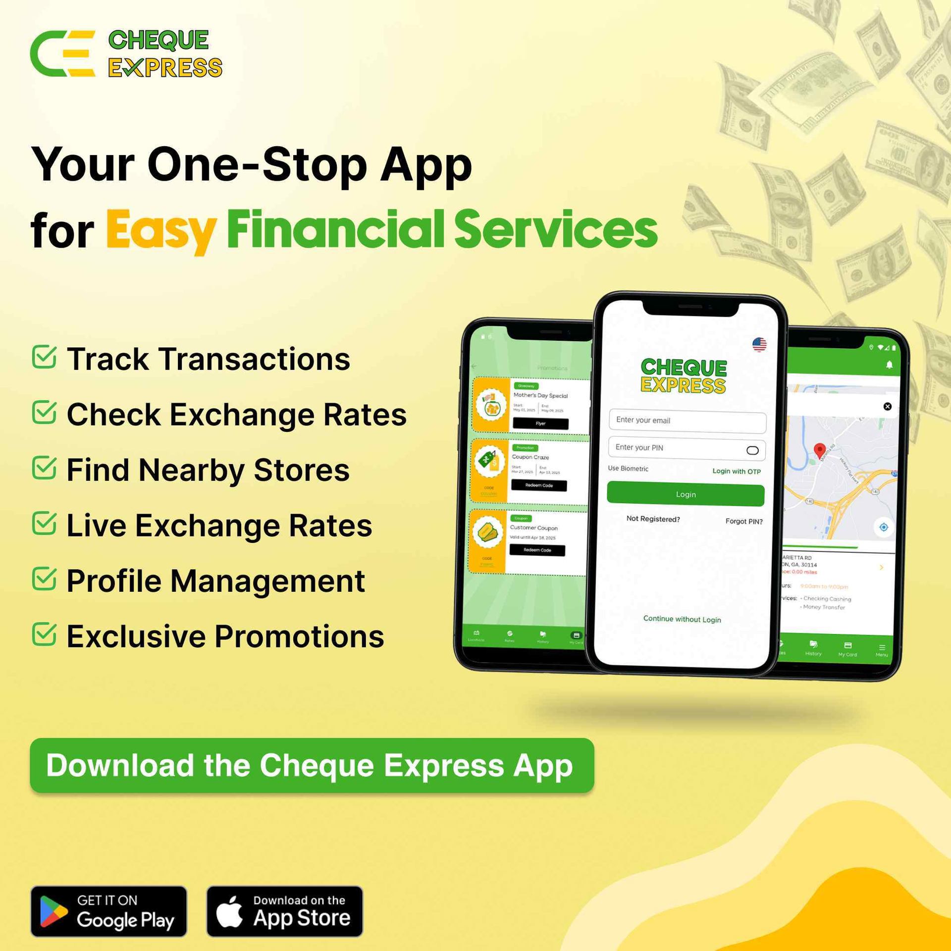 Download Cheque Express App