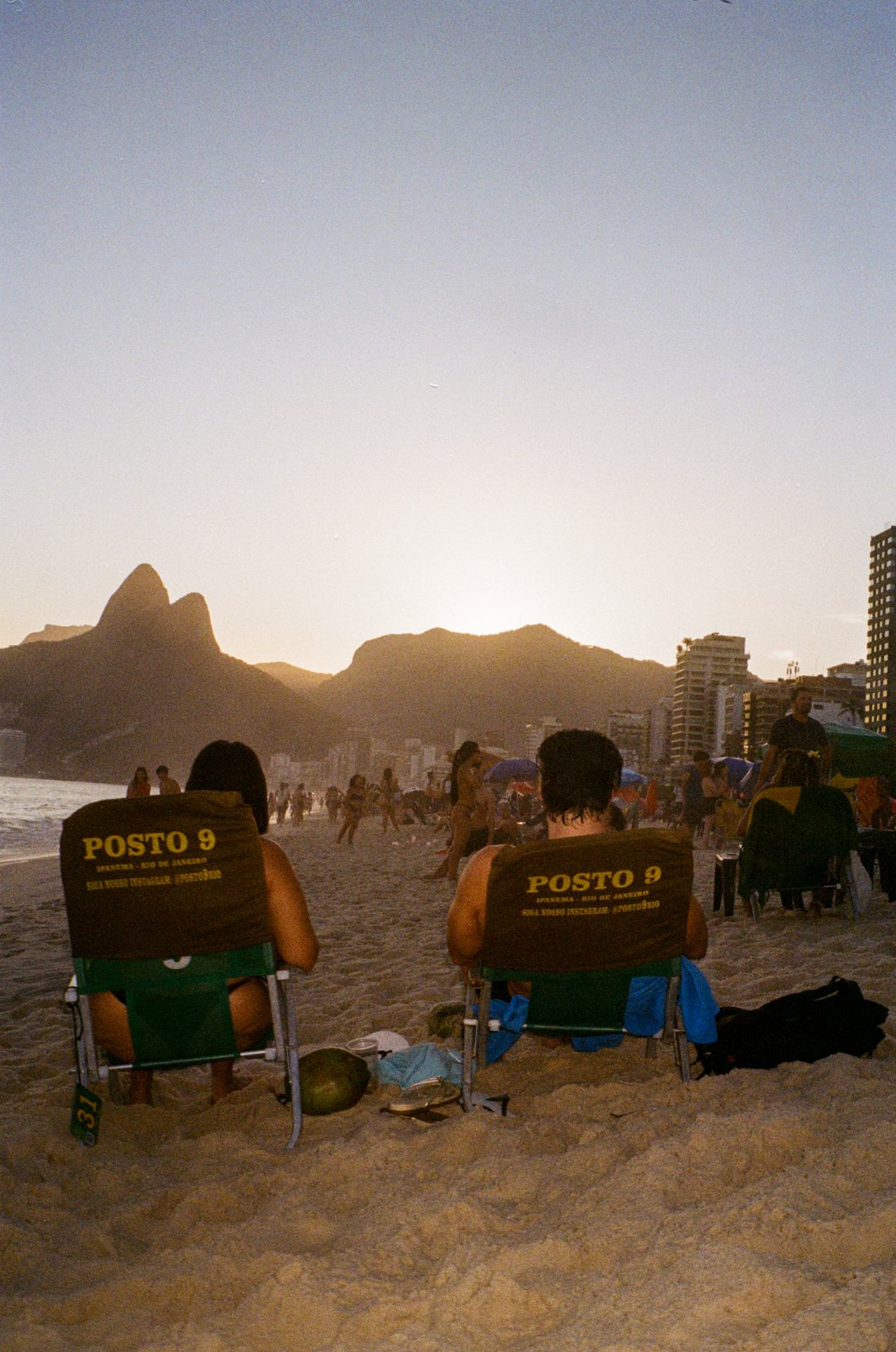 Coucher de soleil à Ipanema