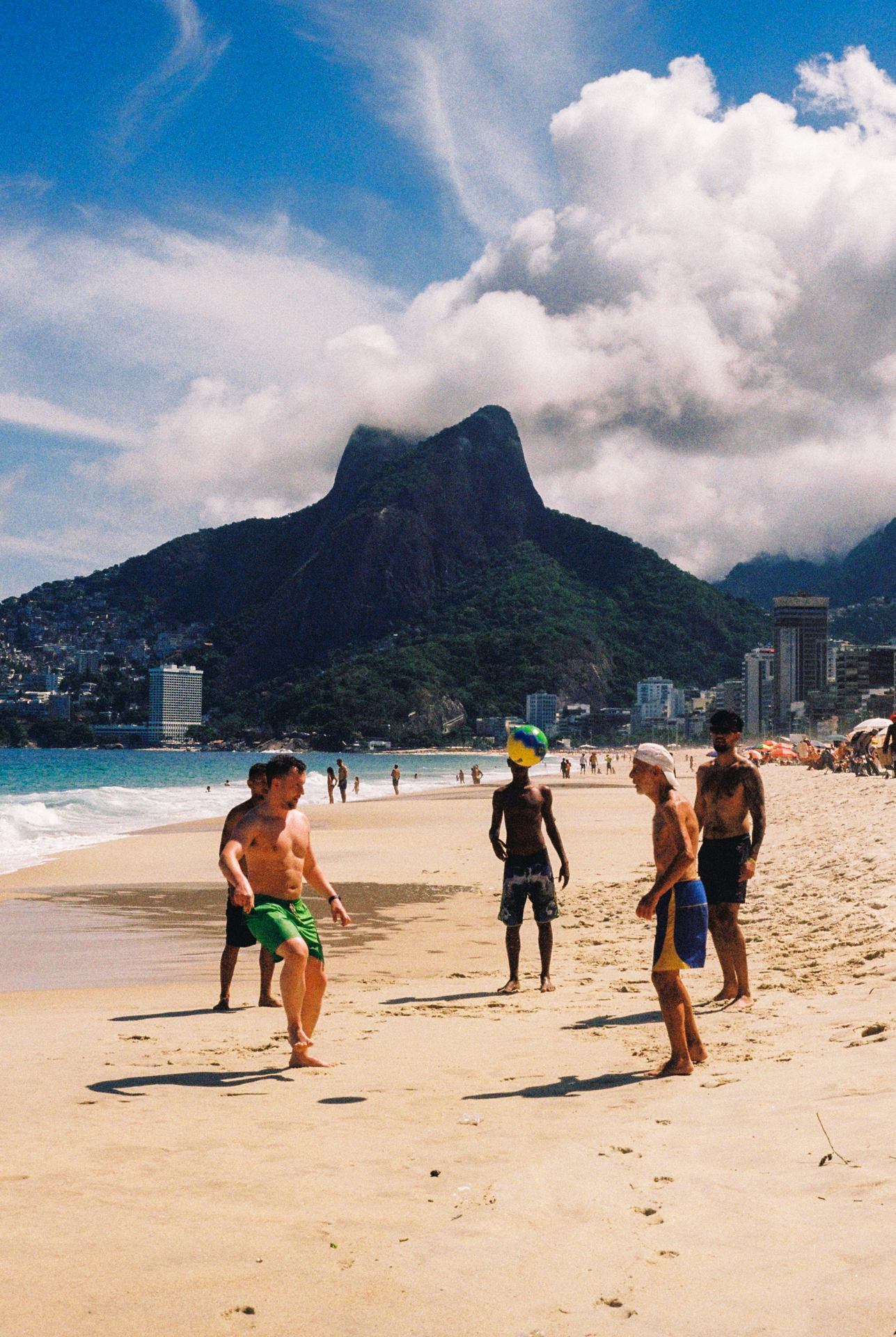 Jeu de ballon à Rio de Janeiro