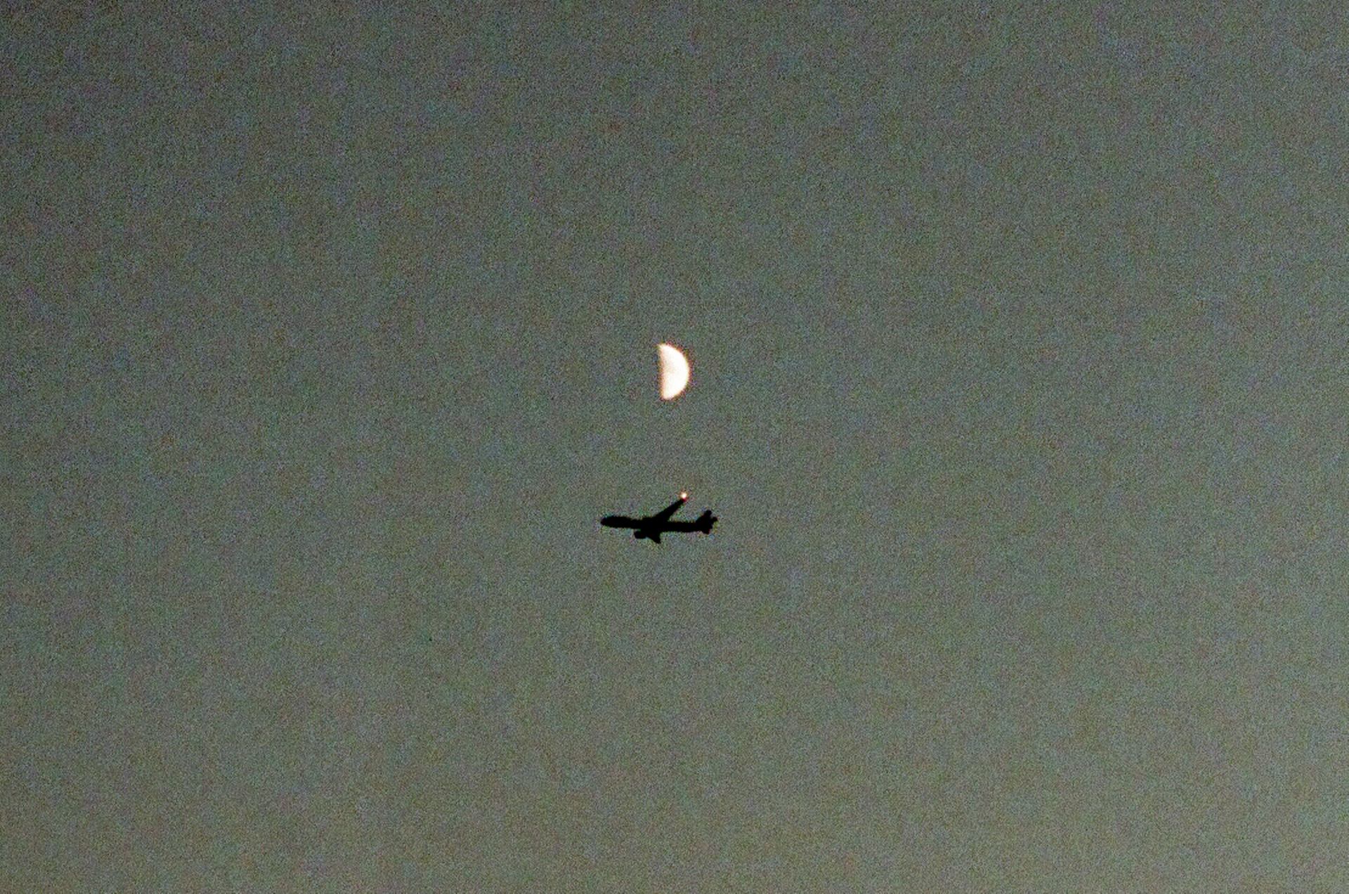 High looking at the sky