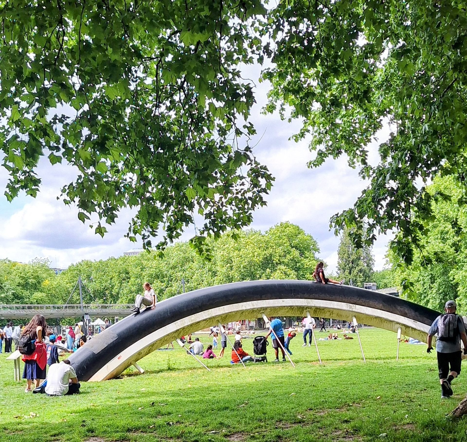 Dans le parc de la Villette